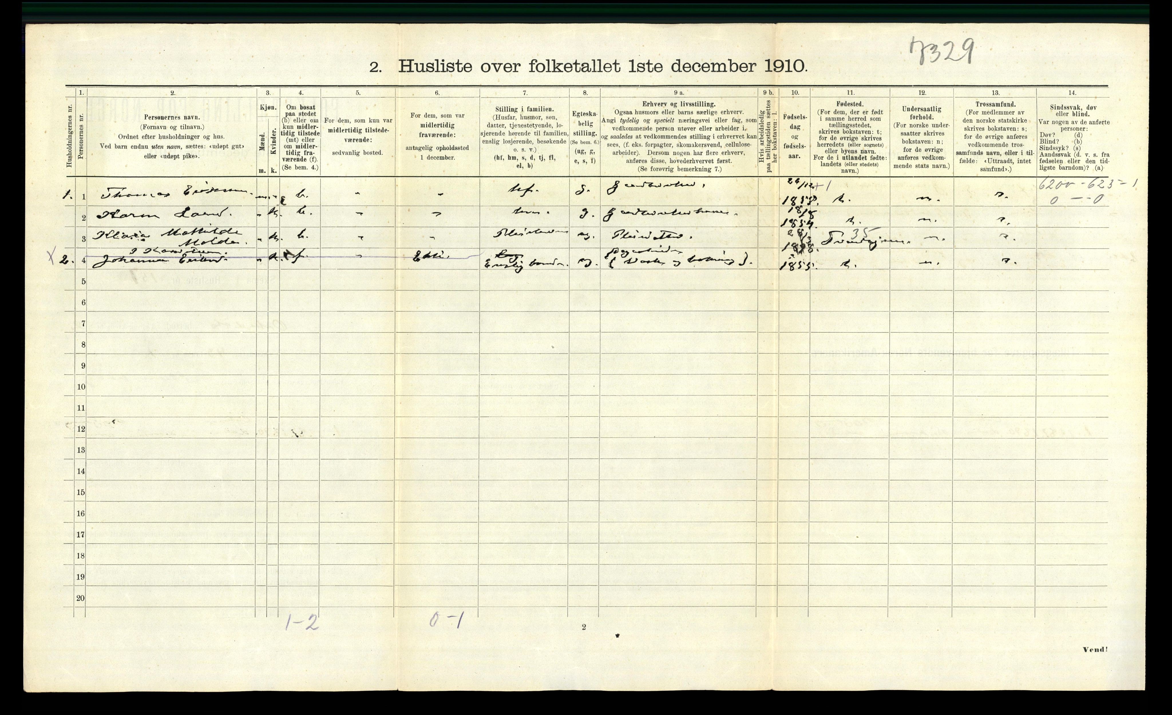 RA, 1910 census for Orkdal, 1910, p. 922