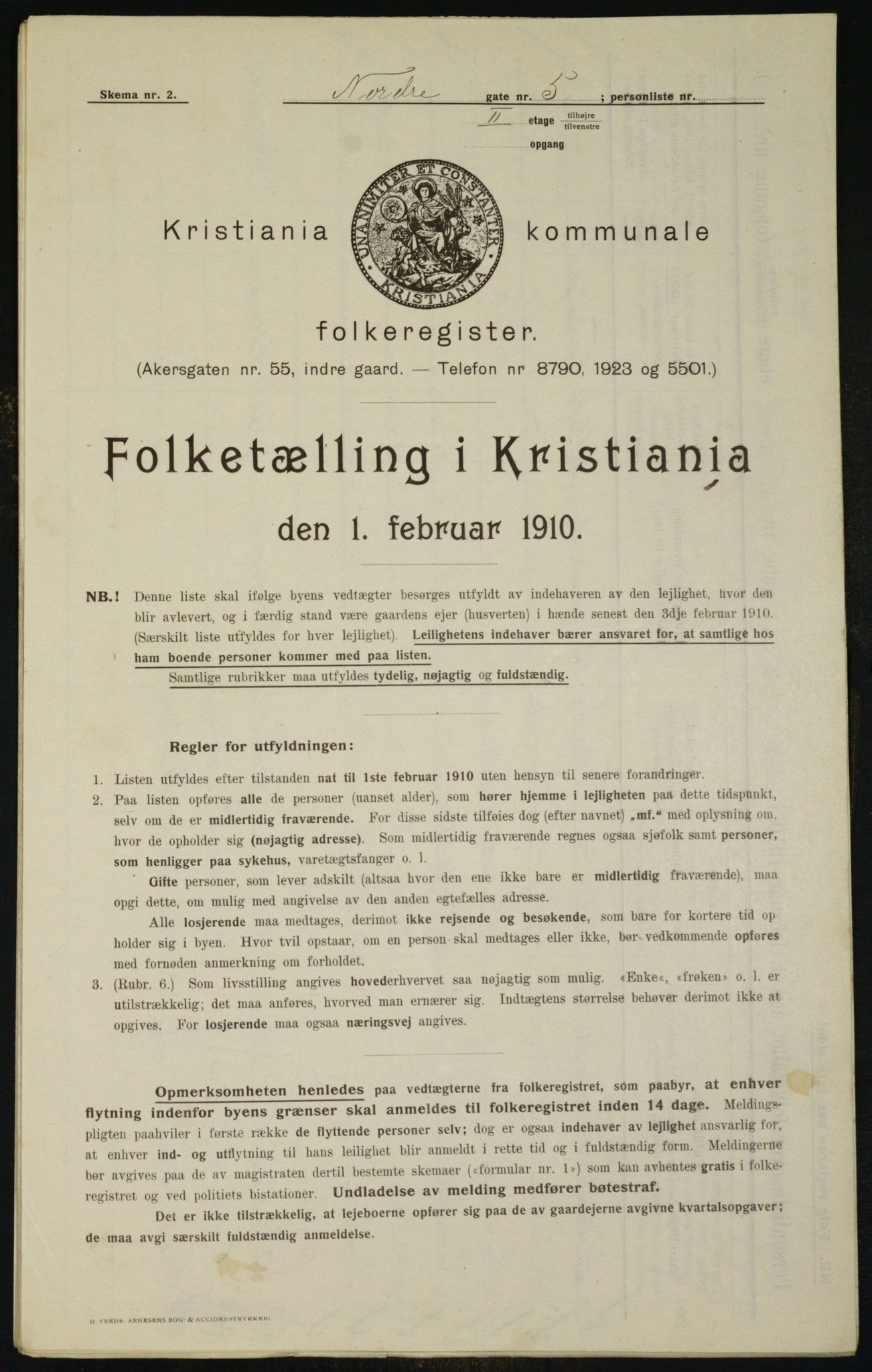 OBA, Municipal Census 1910 for Kristiania, 1910, p. 70991