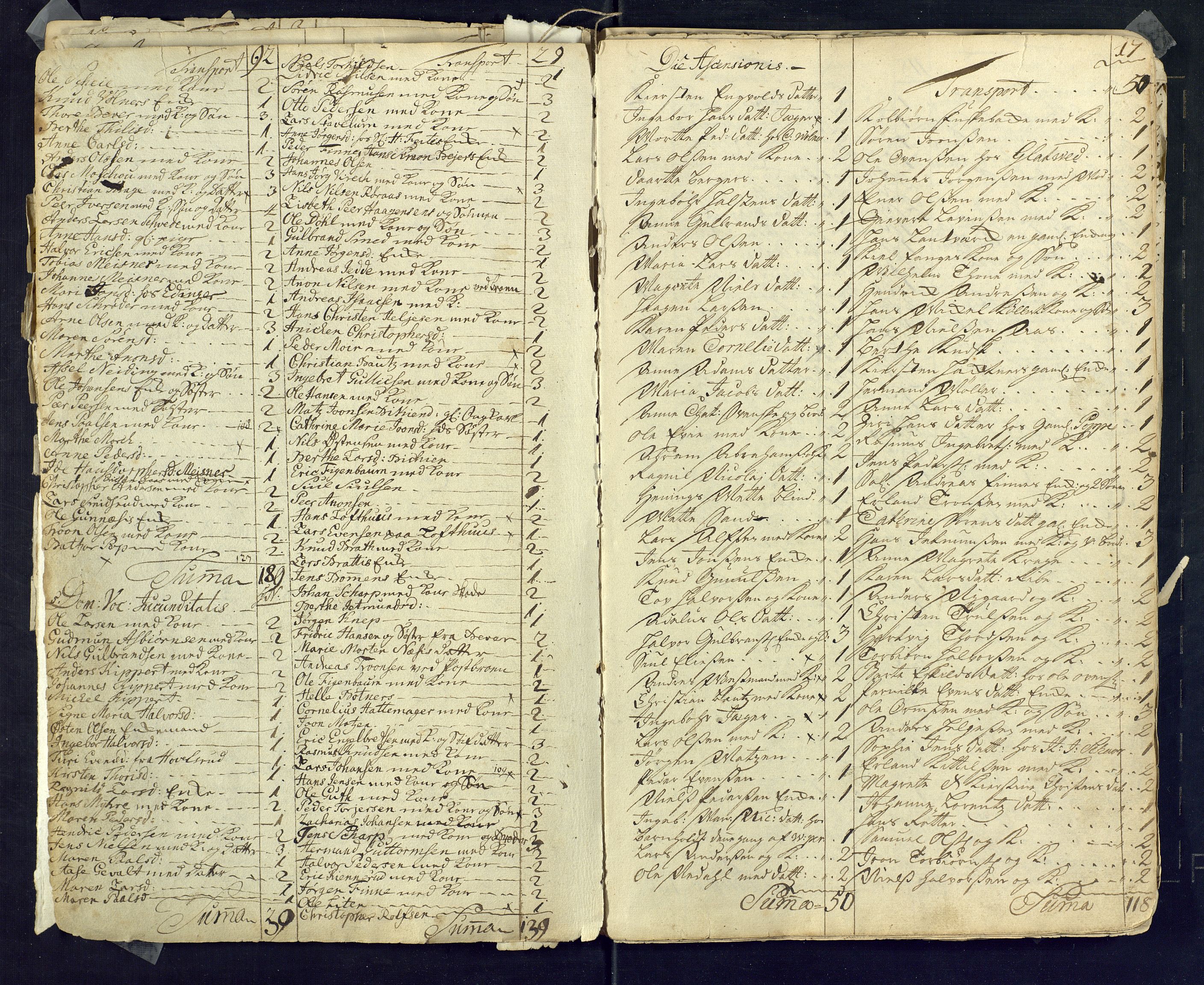 Kongsberg kirkebøker, AV/SAKO-A-22/M/Ma/L0001: Communicants register no. 1, 1731-1739, p. 17