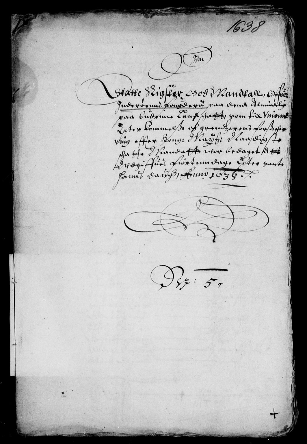 Rentekammeret inntil 1814, Reviderte regnskaper, Lensregnskaper, AV/RA-EA-5023/R/Rb/Rbw/L0063: Trondheim len, 1638-1639