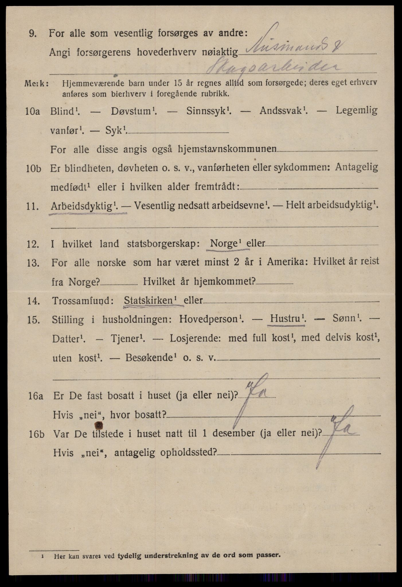 SAT, 1920 census for Ålvundeid, 1920, p. 511