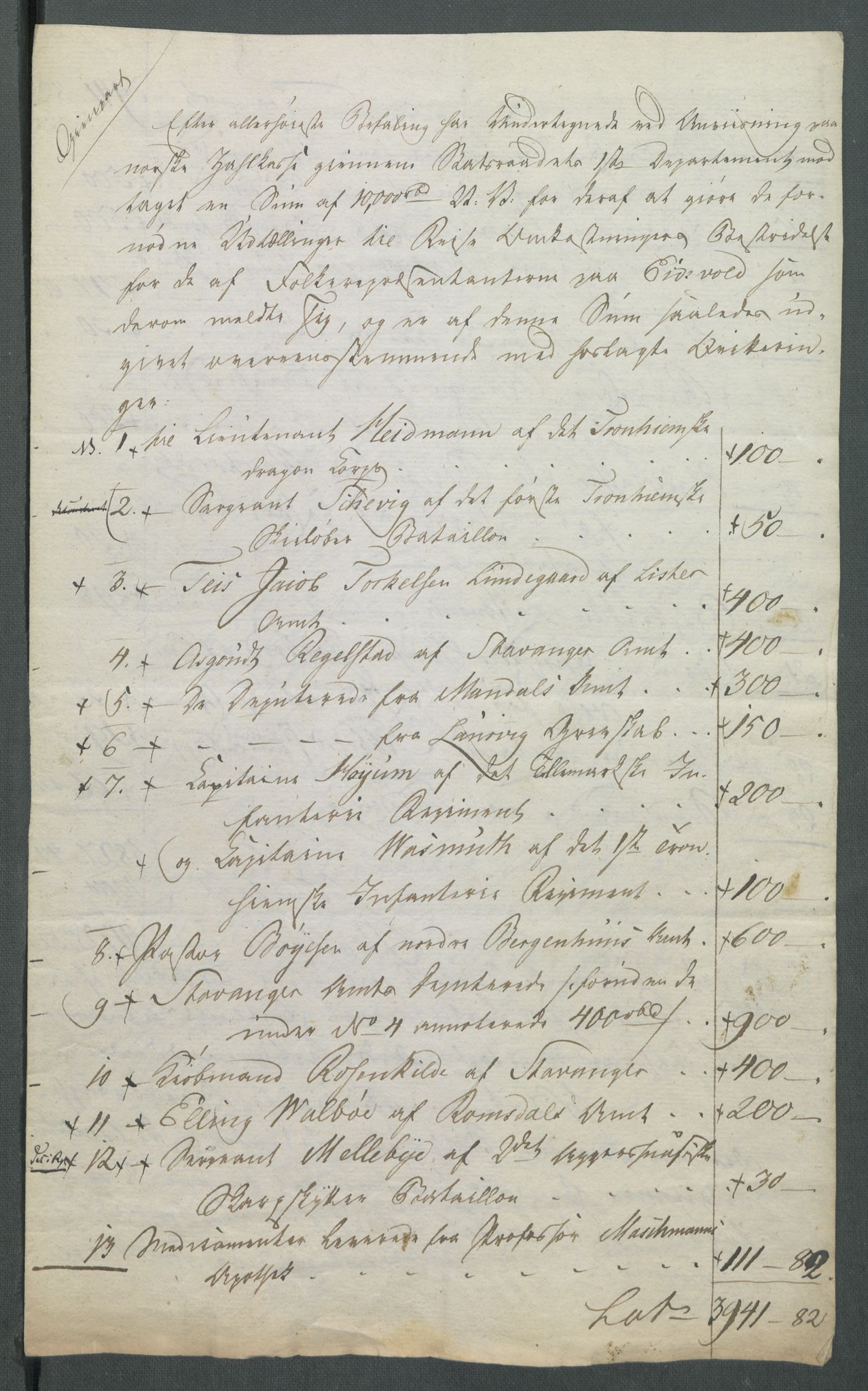 5. departement for finans-, handels- og tollfaget, AV/RA-S-3893/C/Cb/L0014: Regninger fra Riksforsamlingens deputerede, 1814, p. 36