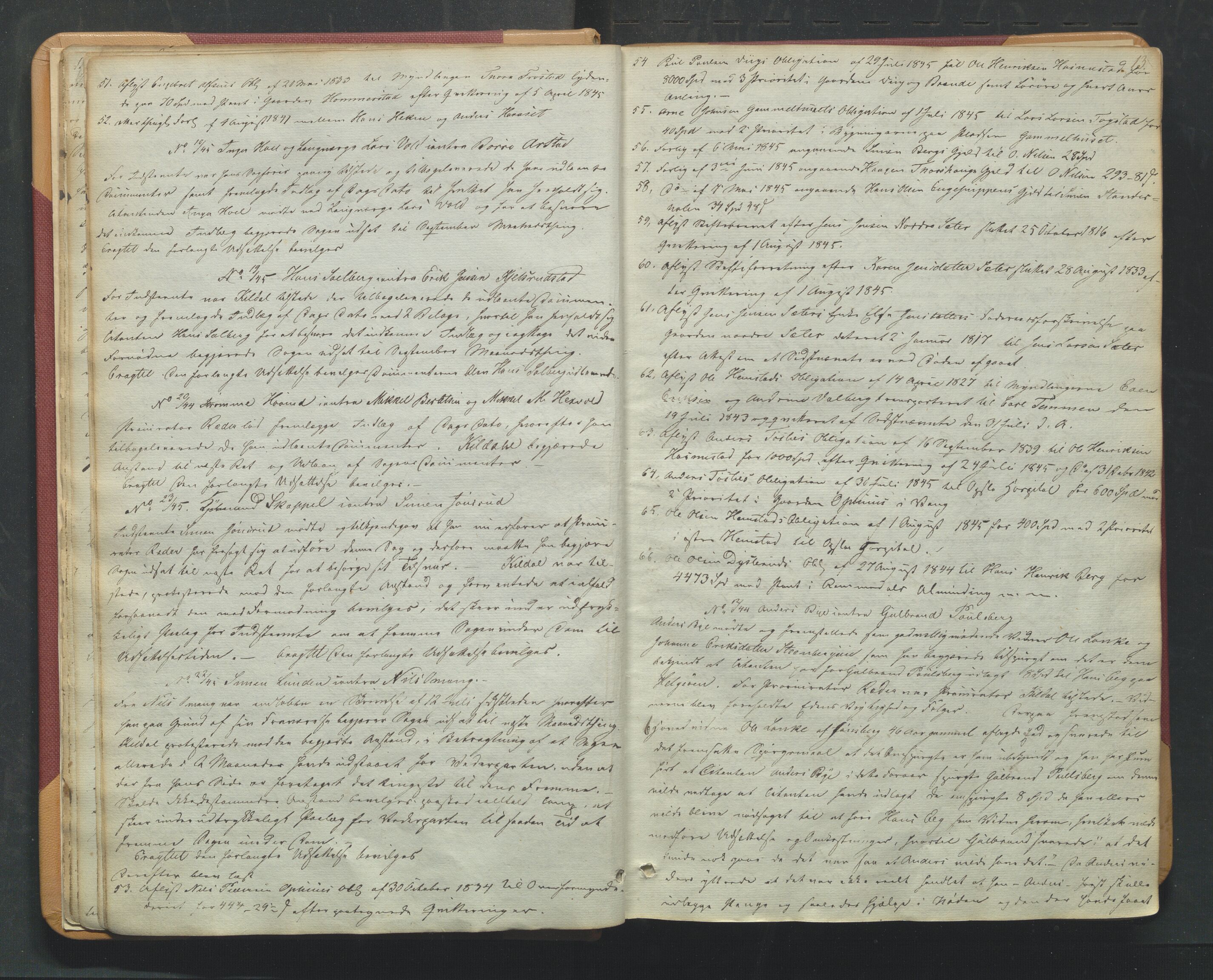 Sør-Hedmark sorenskriveri, AV/SAH-TING-014/G/Gb/Gba/L0006A: Tingbok, 1845-1853, p. 12b-13a