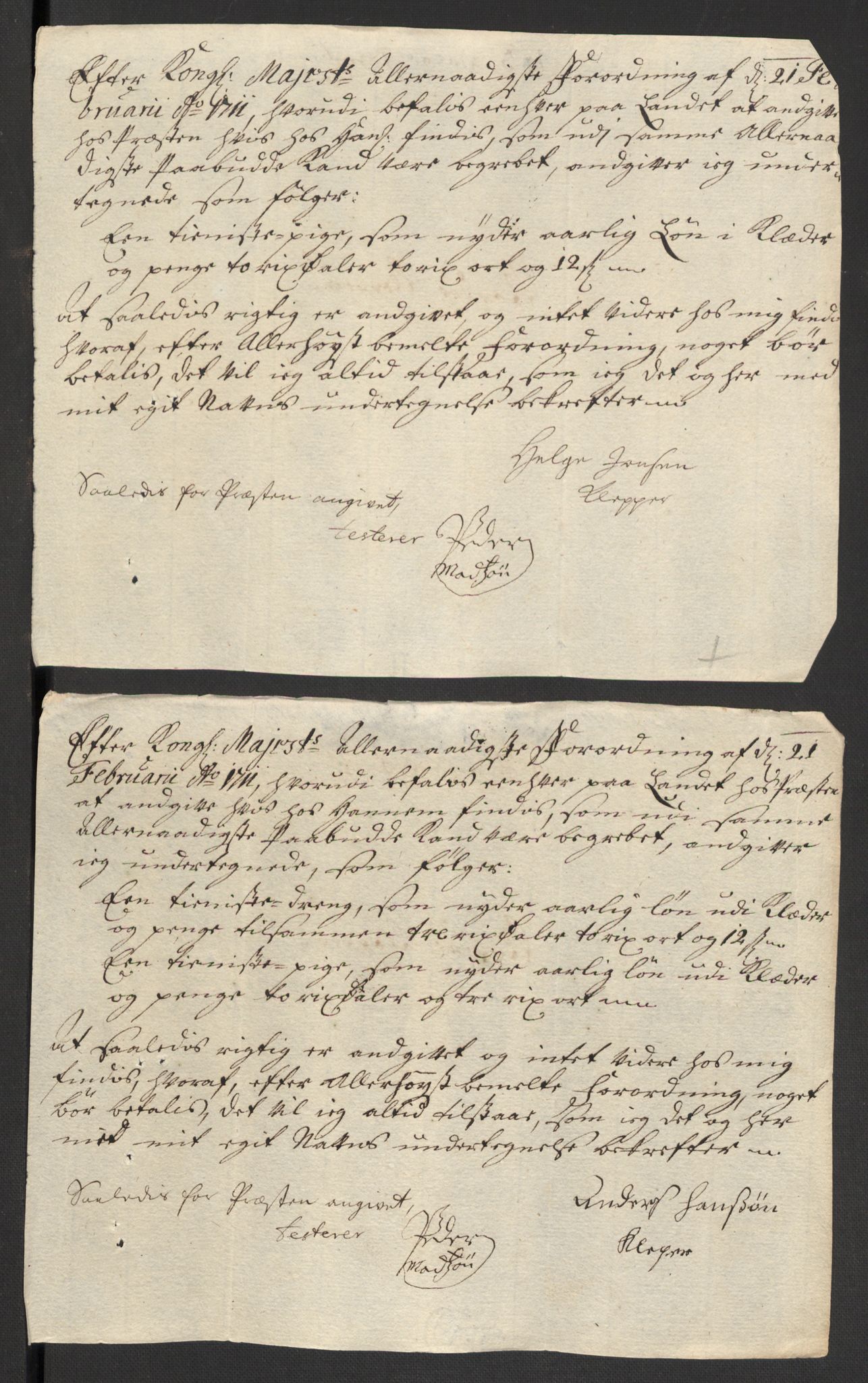 Rentekammeret inntil 1814, Reviderte regnskaper, Fogderegnskap, AV/RA-EA-4092/R01/L0020: Fogderegnskap Idd og Marker, 1711, p. 659