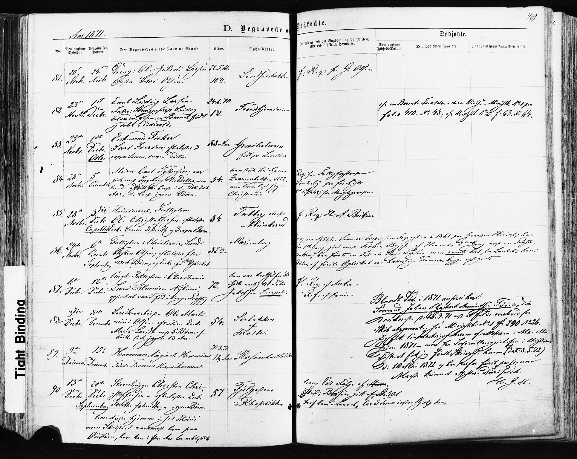 Østre Aker prestekontor Kirkebøker, SAO/A-10840/F/Fa/L0003: Parish register (official) no. I 3, 1869-1875, p. 469