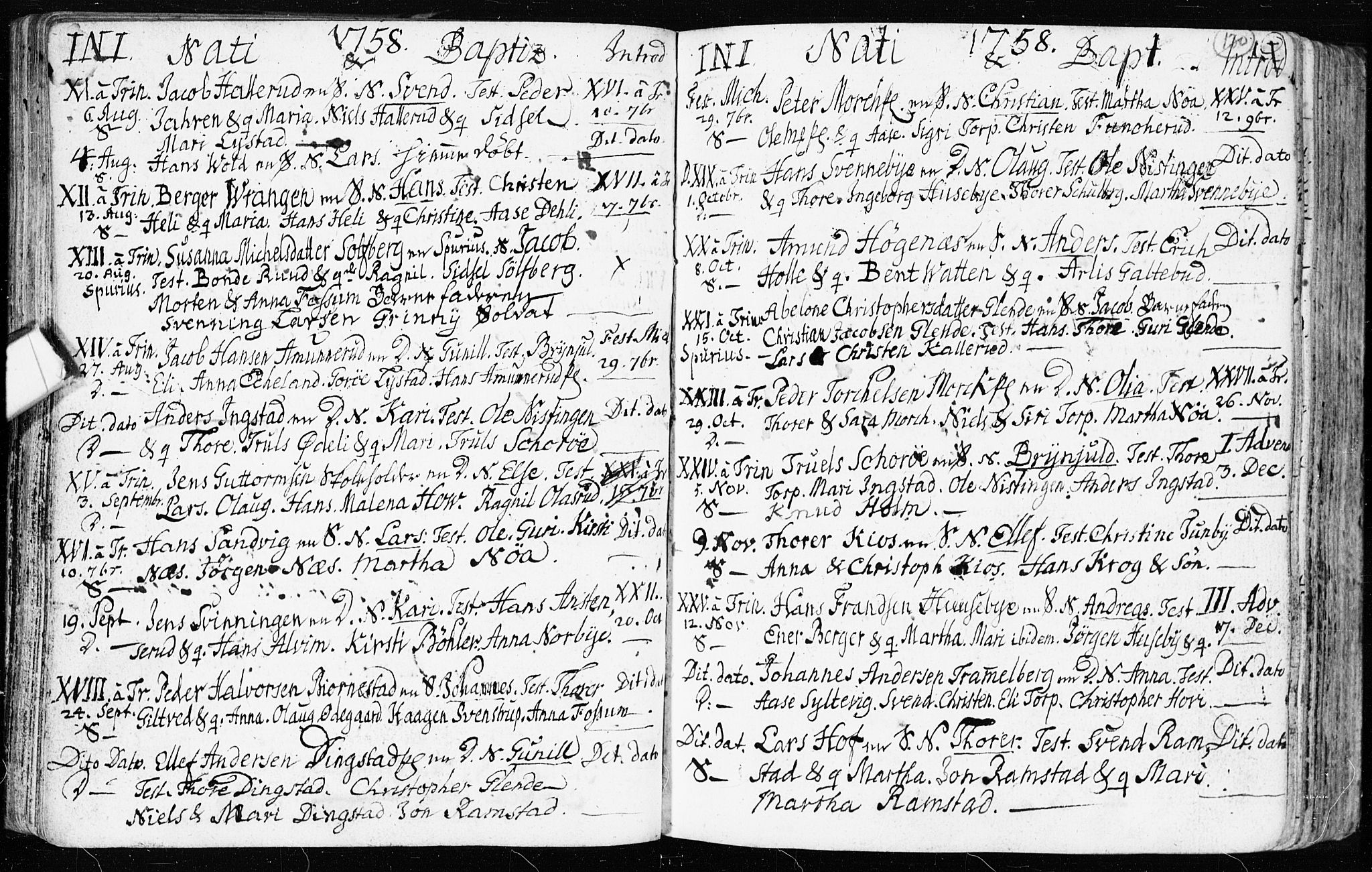 Spydeberg prestekontor Kirkebøker, SAO/A-10924/F/Fa/L0002: Parish register (official) no. I 2, 1739-1780, p. 130