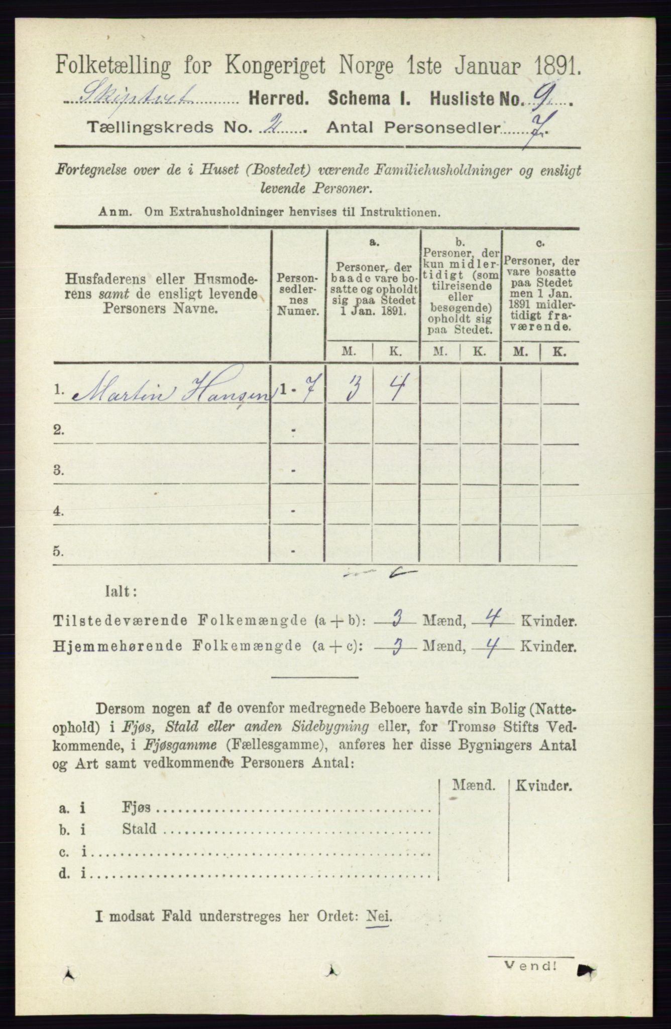 RA, 1891 census for 0127 Skiptvet, 1891, p. 475