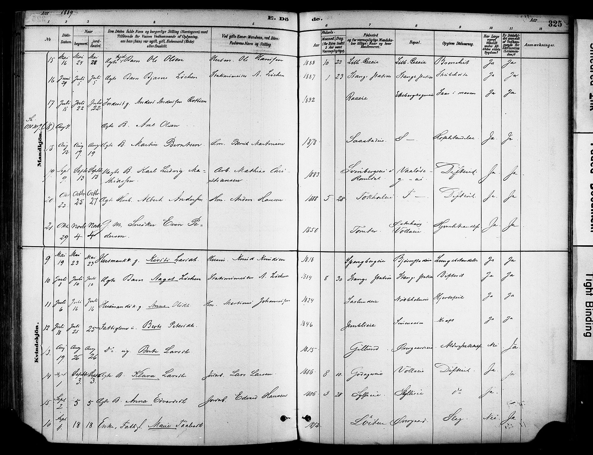 Stange prestekontor, AV/SAH-PREST-002/K/L0017: Parish register (official) no. 17, 1880-1893, p. 325