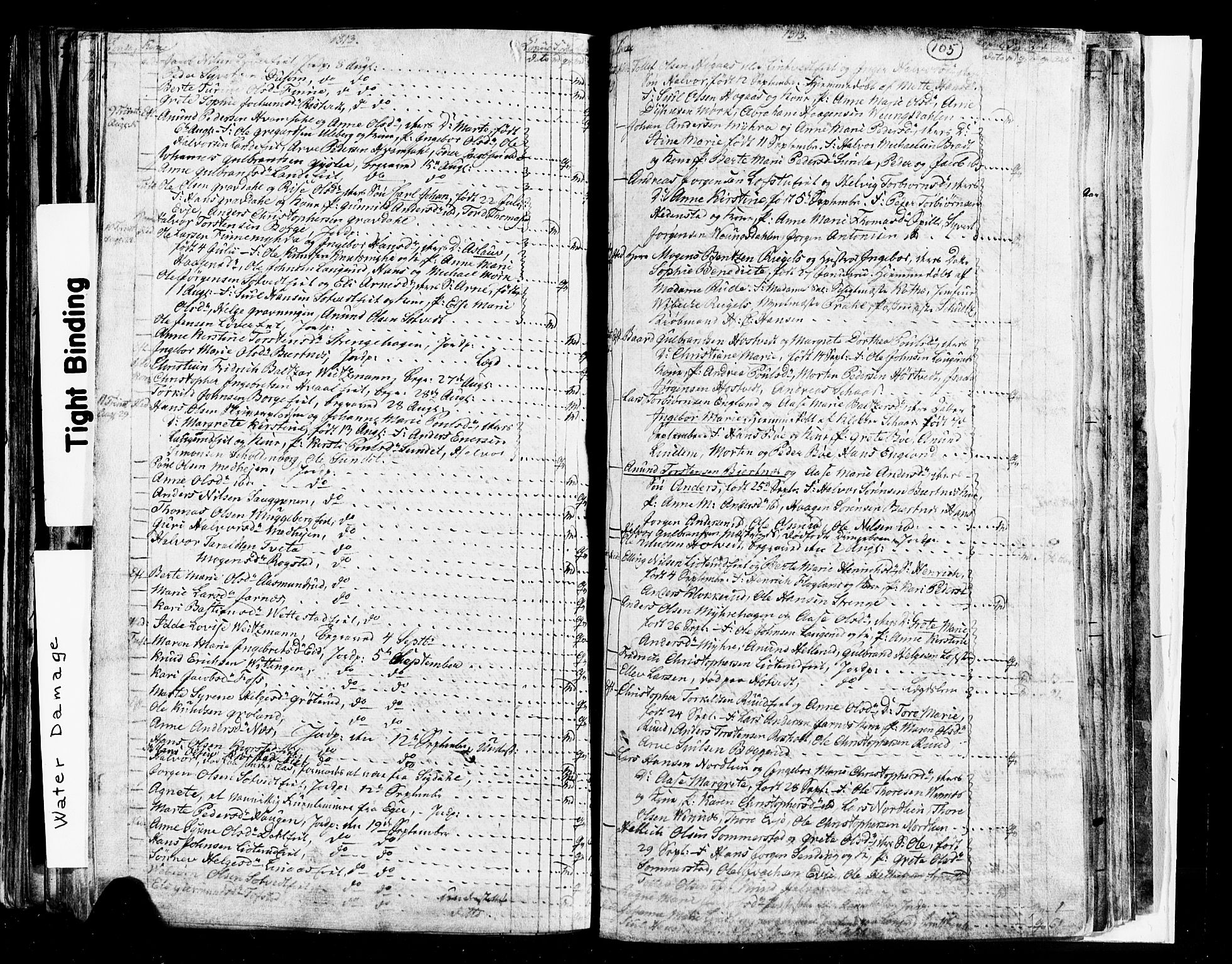 Sandsvær kirkebøker, AV/SAKO-A-244/G/Ga/L0002: Parish register (copy) no. I 2, 1796-1817, p. 105