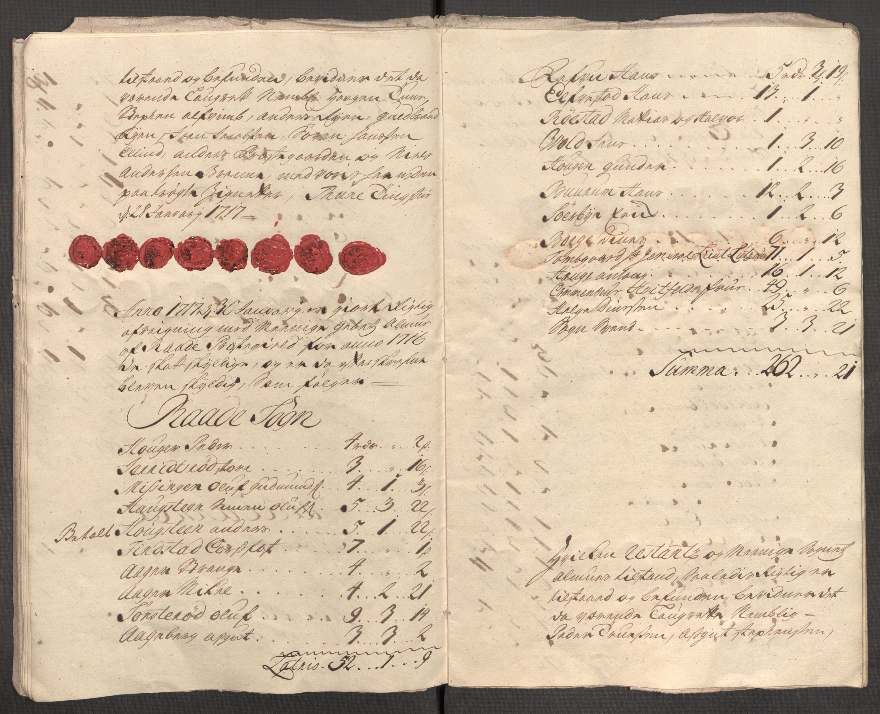 Rentekammeret inntil 1814, Reviderte regnskaper, Fogderegnskap, AV/RA-EA-4092/R04/L0140: Fogderegnskap Moss, Onsøy, Tune, Veme og Åbygge, 1715-1716, p. 461