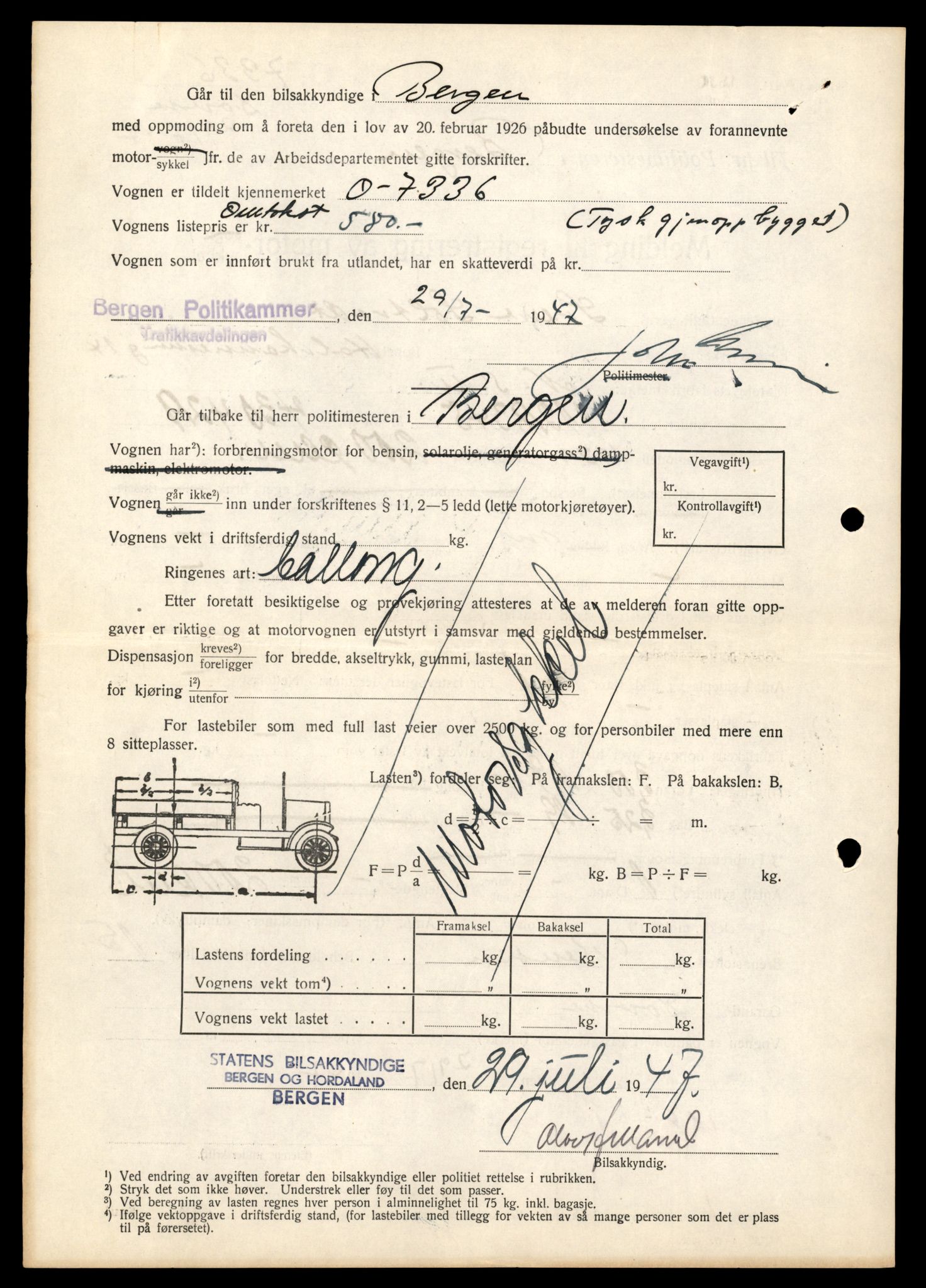 Møre og Romsdal vegkontor - Ålesund trafikkstasjon, AV/SAT-A-4099/F/Fe/L0037: Registreringskort for kjøretøy T 13031 - T 13179, 1927-1998, p. 2673