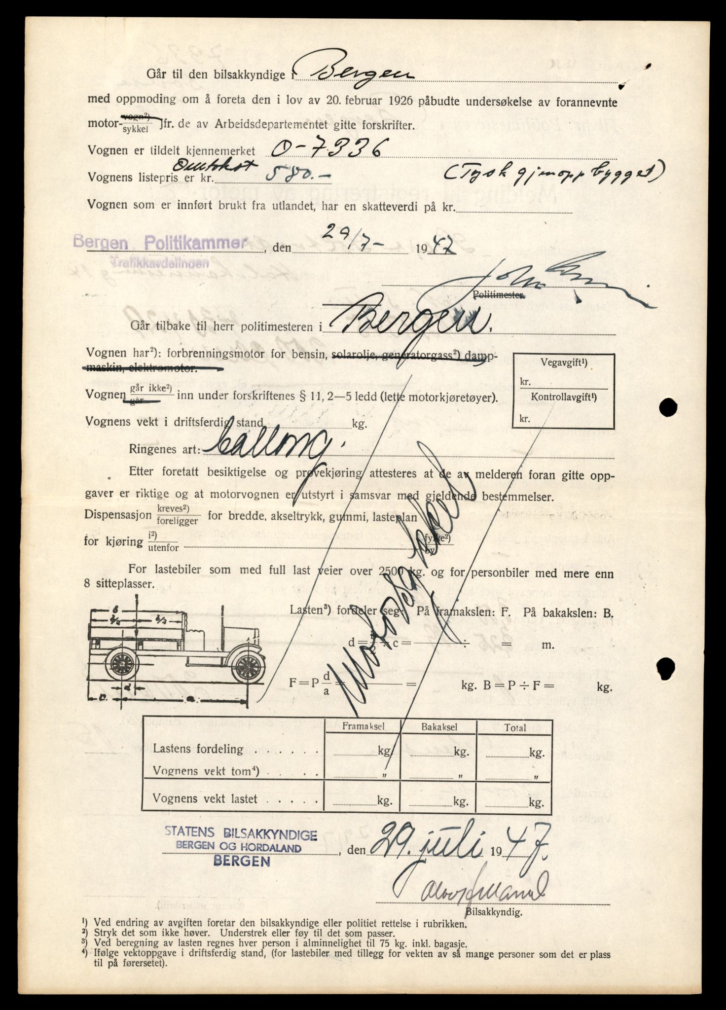 Møre og Romsdal vegkontor - Ålesund trafikkstasjon, SAT/A-4099/F/Fe/L0037: Registreringskort for kjøretøy T 13031 - T 13179, 1927-1998, p. 2673