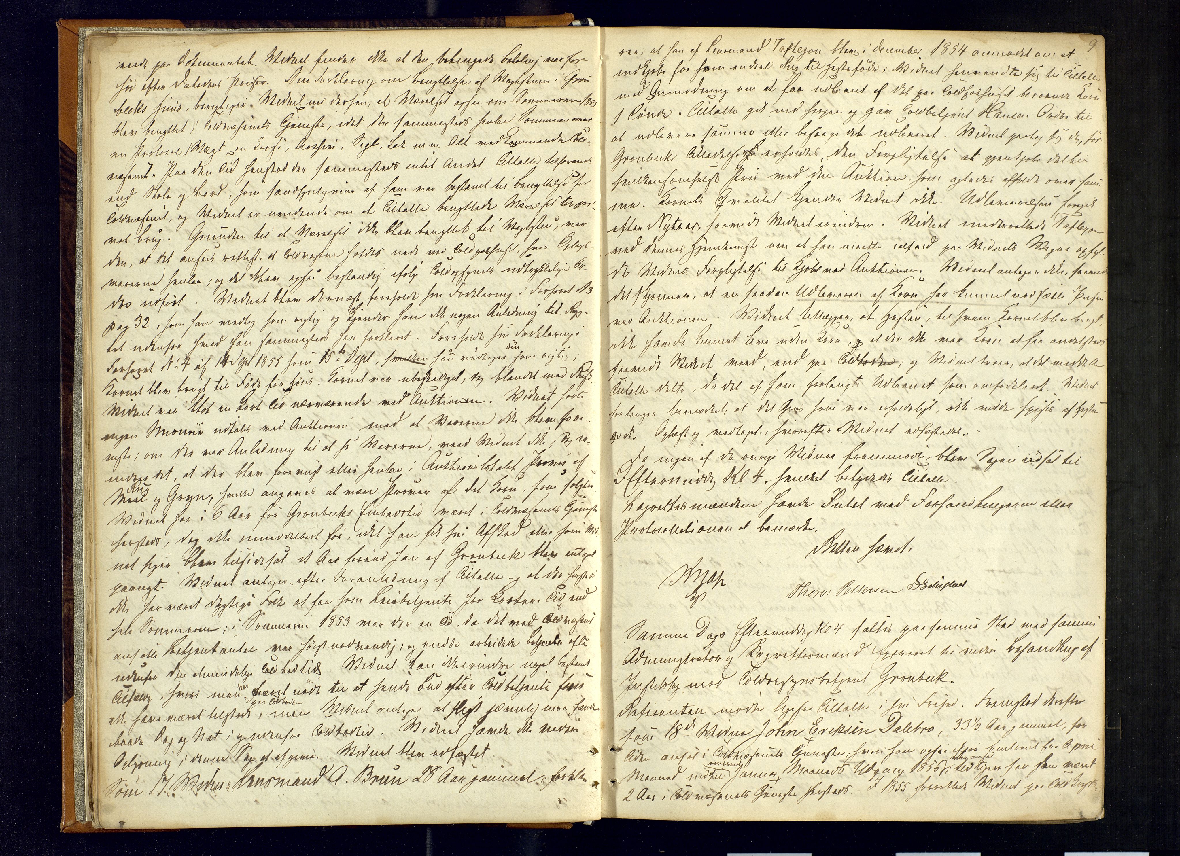 Varanger fogderi-sorenskriveri/Tana og Varanger sorenskriveri, AV/SATØ-S-0059/1/K/Ka/Kab/L0250: Ekstrarettsprotokoller. 1. serie. (1), 1856-1864, p. 9