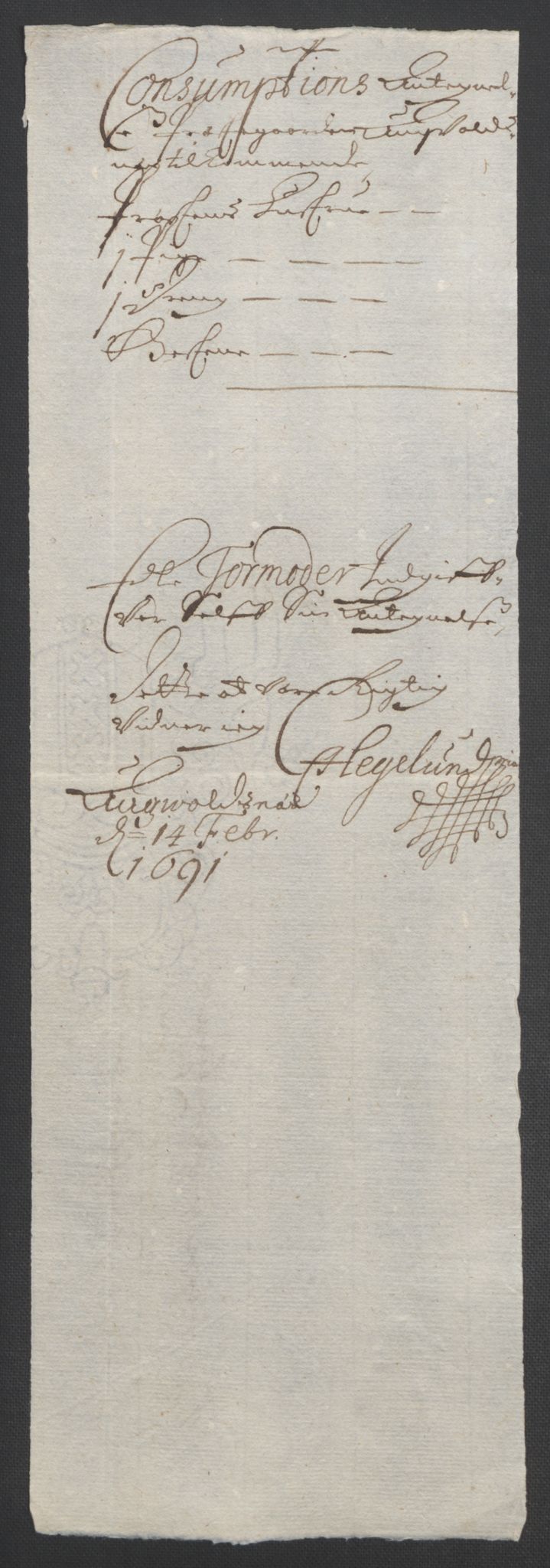 Rentekammeret inntil 1814, Reviderte regnskaper, Fogderegnskap, AV/RA-EA-4092/R47/L2856: Fogderegnskap Ryfylke, 1689-1693, p. 359