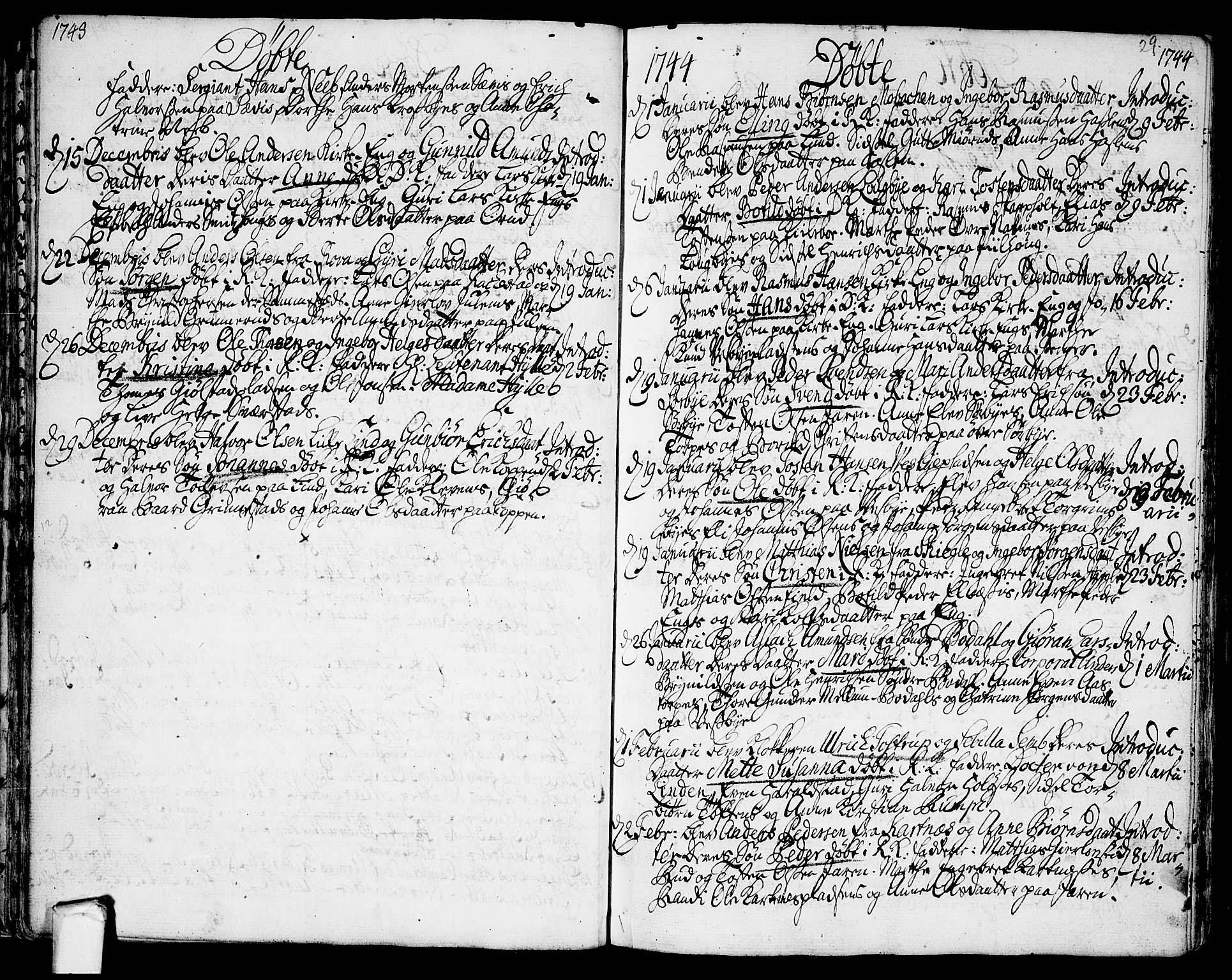 Rakkestad prestekontor Kirkebøker, AV/SAO-A-2008/F/Fa/L0002: Parish register (official) no. I 2, 1741-1751, p. 29