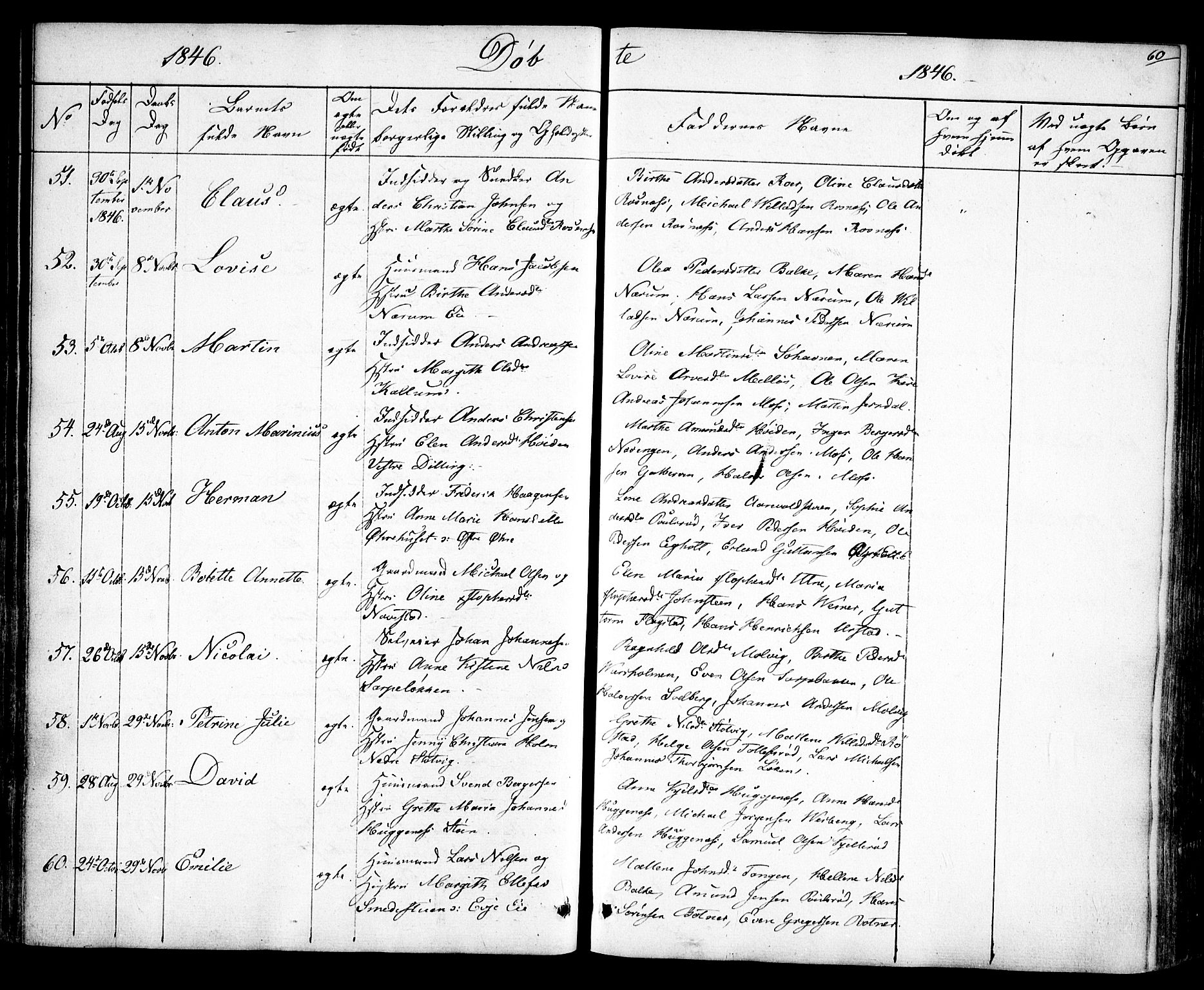 Rygge prestekontor Kirkebøker, SAO/A-10084b/F/Fa/L0004: Parish register (official) no. 4, 1836-1851, p. 60