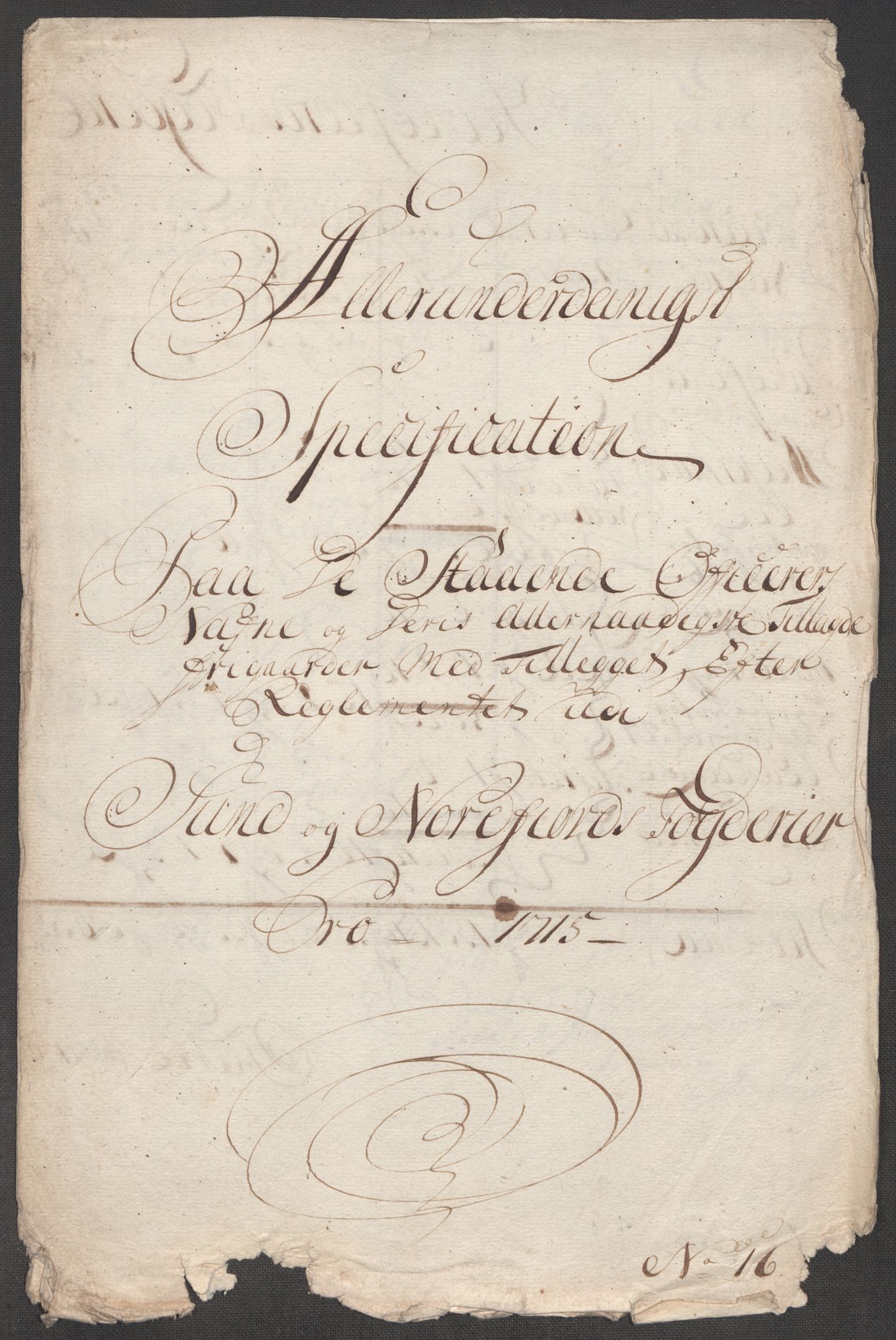 Rentekammeret inntil 1814, Reviderte regnskaper, Fogderegnskap, RA/EA-4092/R53/L3439: Fogderegnskap Sunn- og Nordfjord, 1715, p. 490