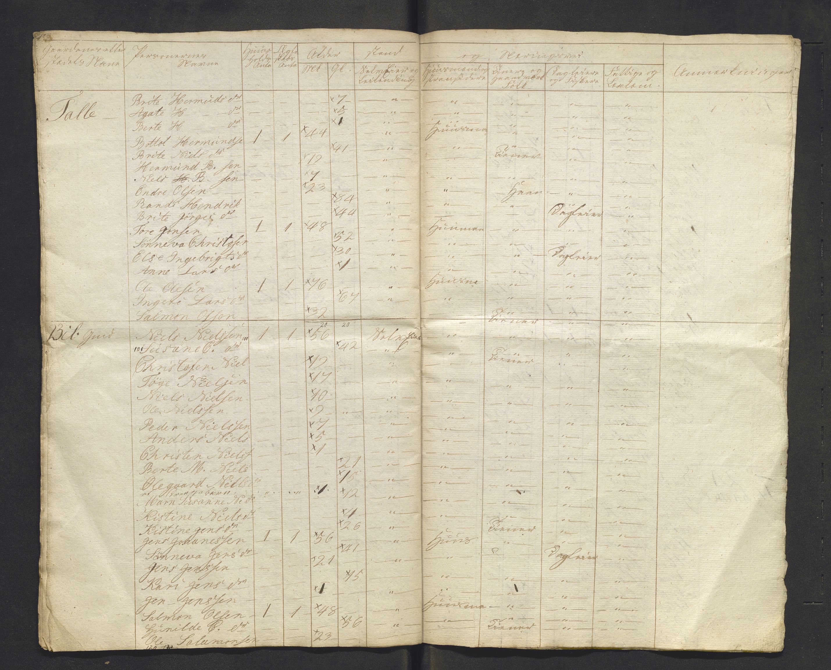 , 1825 Census for Luster parish, 1825, p. 88