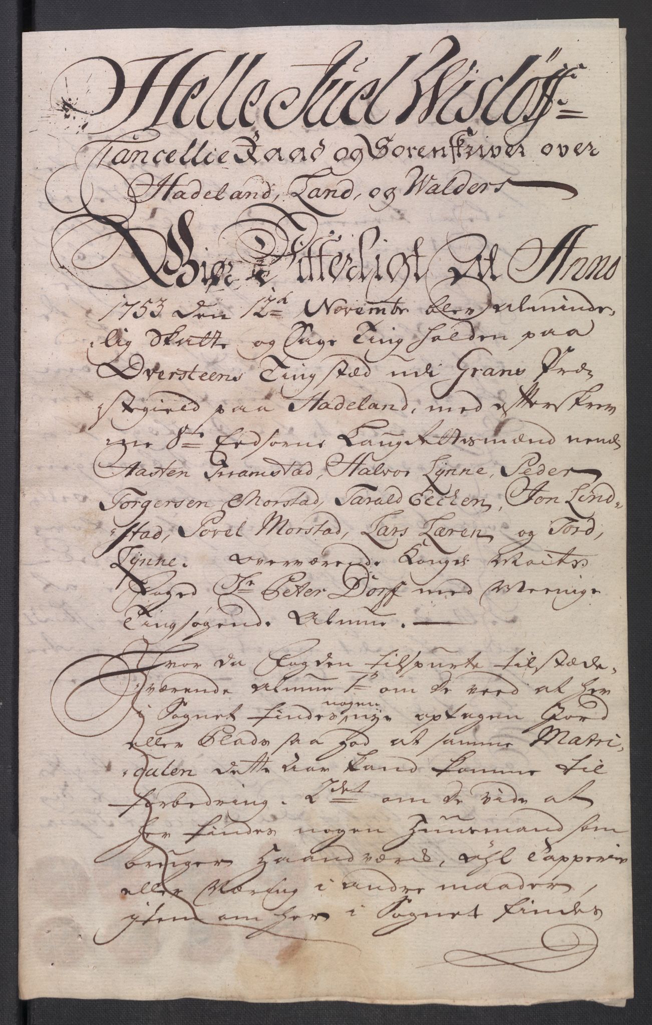 Rentekammeret inntil 1814, Reviderte regnskaper, Fogderegnskap, RA/EA-4092/R18/L1349: Fogderegnskap Hadeland, Toten og Valdres, 1752-1753, p. 417