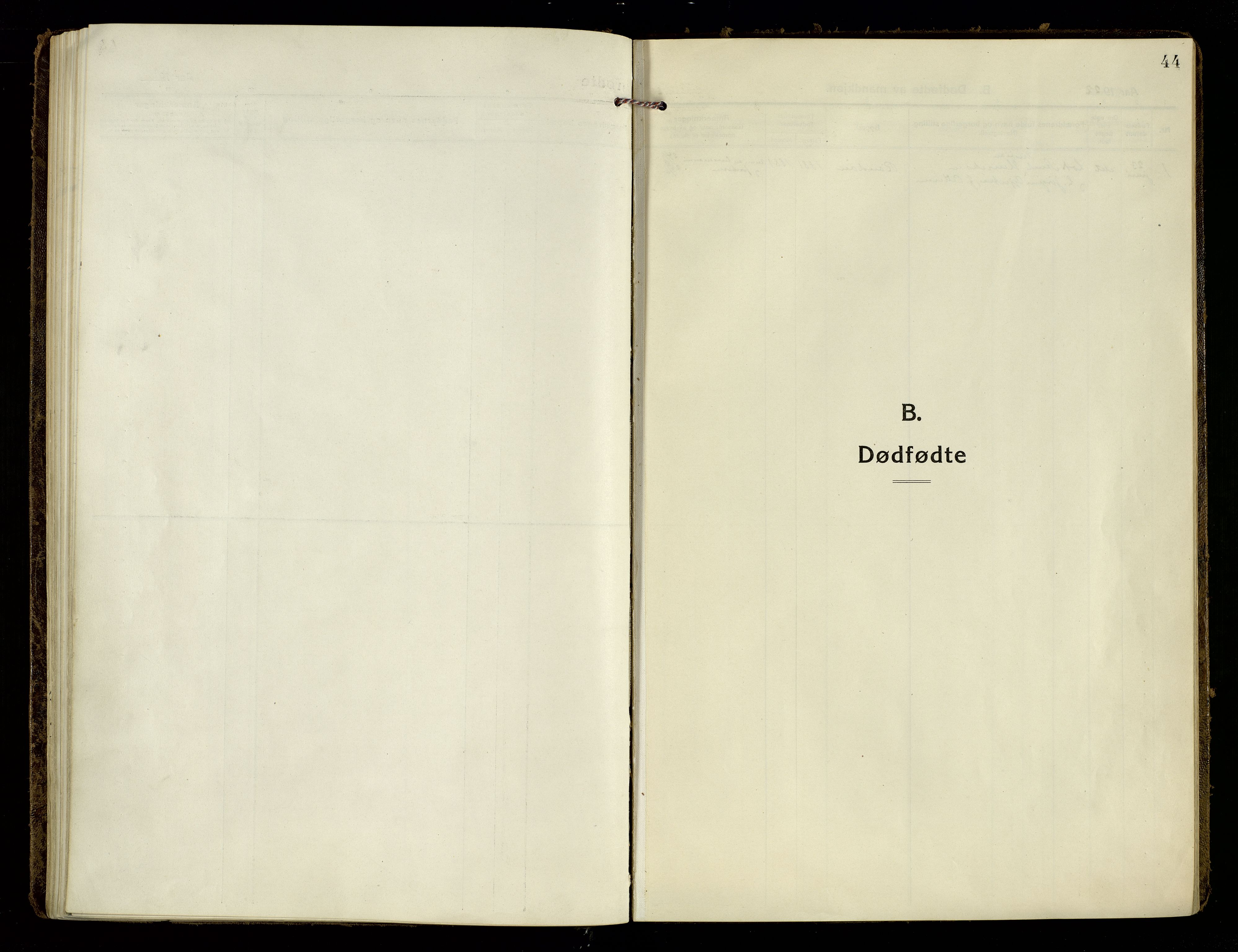 Oddernes sokneprestkontor, SAK/1111-0033/F/Fa/Fab/L0004: Parish register (official) no. A 4, 1916-1935, p. 44