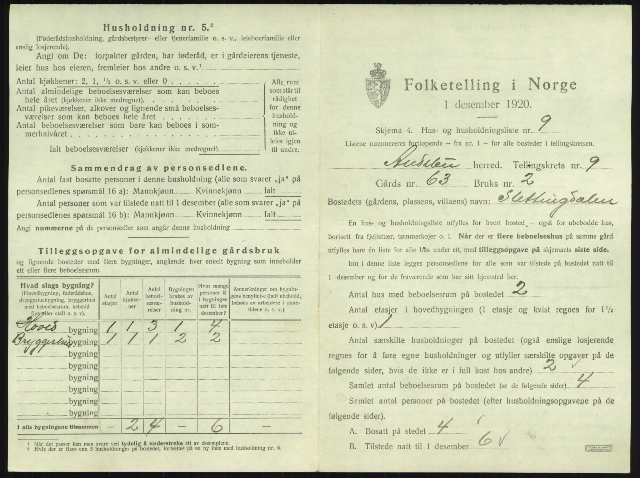 SAKO, 1920 census for Andebu, 1920, p. 547