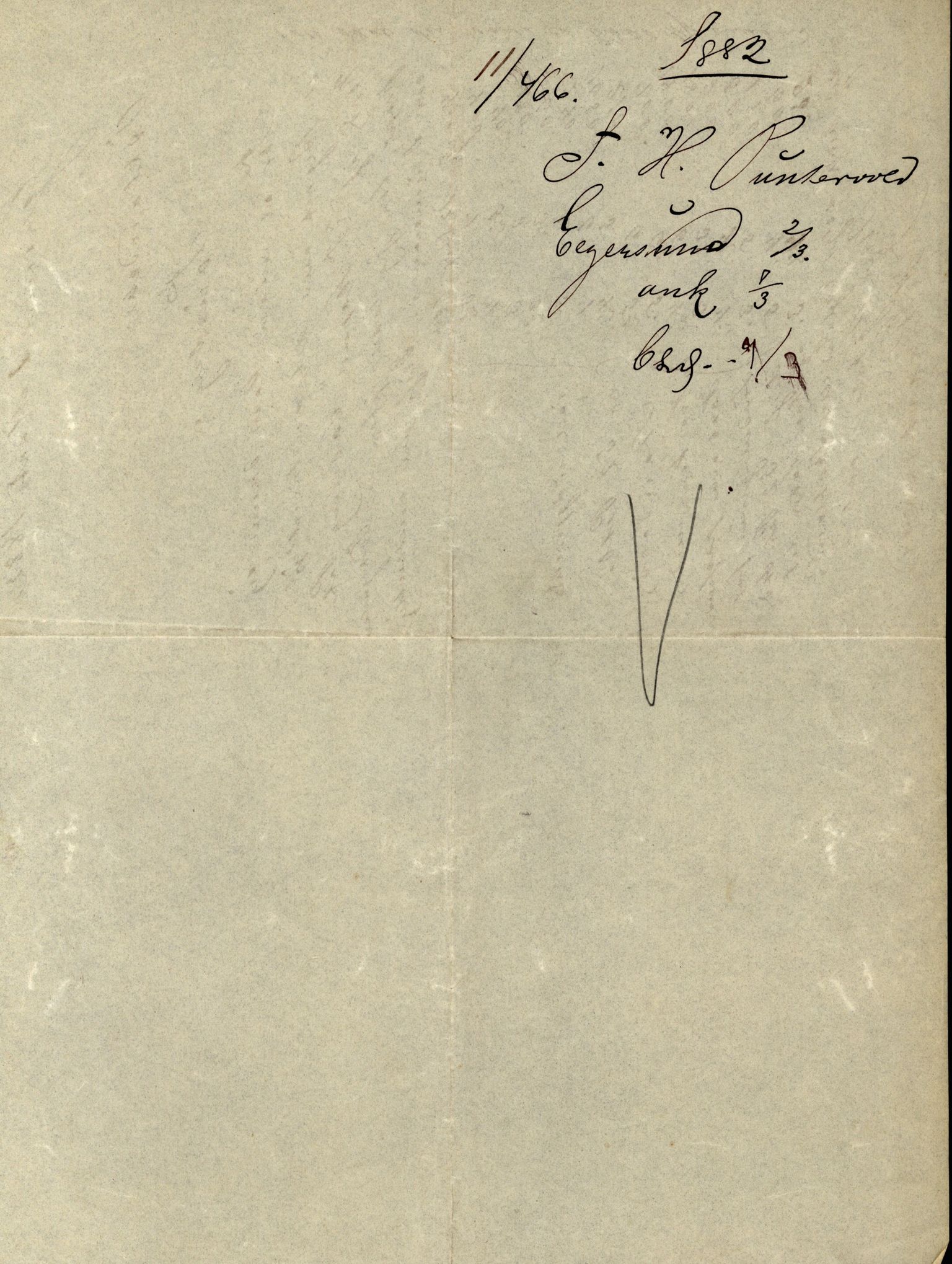 Pa 63 - Østlandske skibsassuranceforening, VEMU/A-1079/G/Ga/L0015/0012: Havaridokumenter / Vaar, Stapnæs, Tillid, Uller, Ternen, 1882, p. 27
