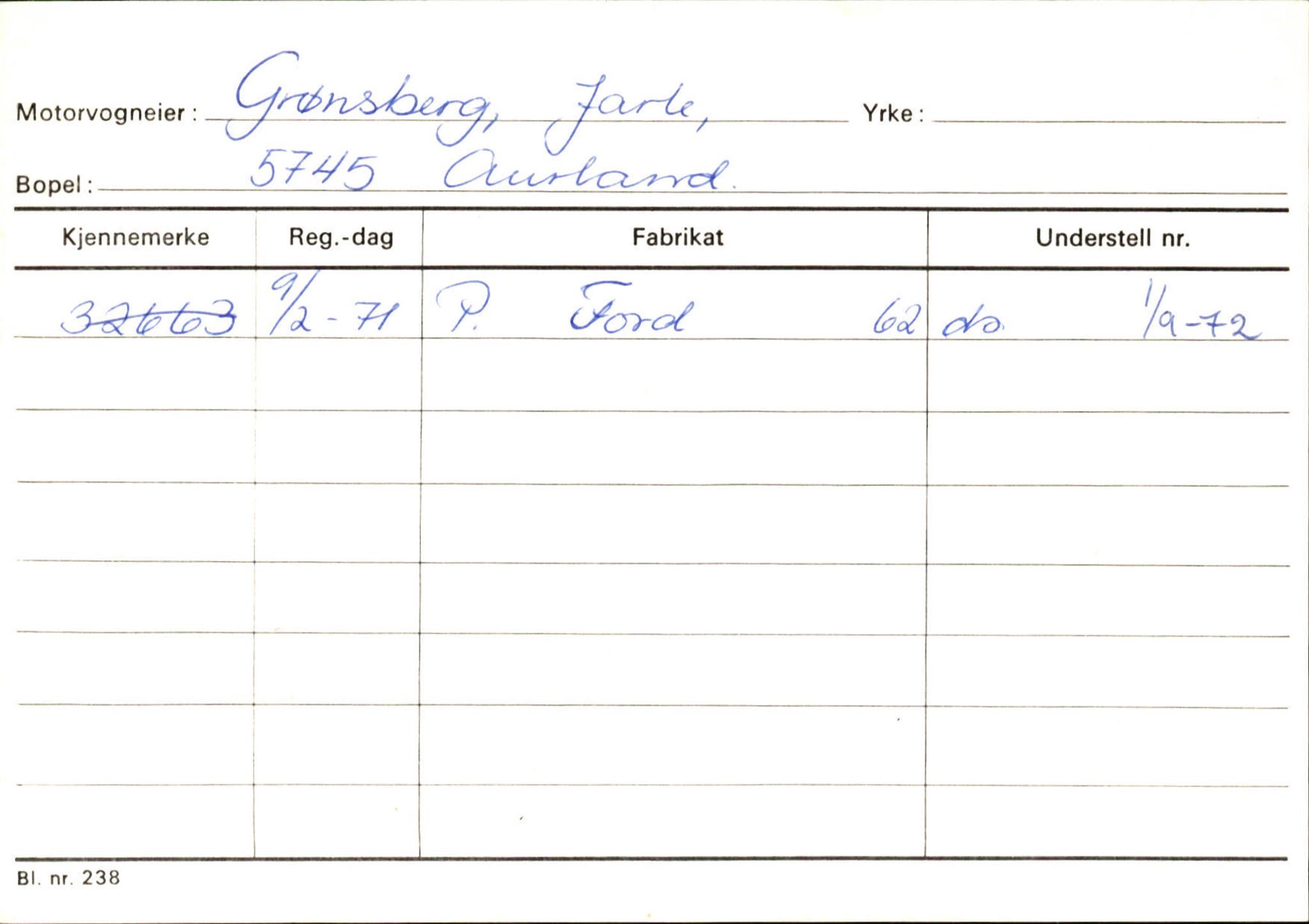 Statens vegvesen, Sogn og Fjordane vegkontor, AV/SAB-A-5301/4/F/L0125: Eigarregister Sogndal V-Å. Aurland A-Å. Fjaler A-N, 1945-1975, p. 647