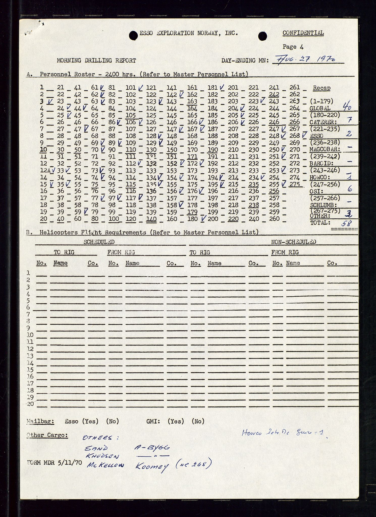 Pa 1512 - Esso Exploration and Production Norway Inc., AV/SAST-A-101917/E/Ea/L0013: Well 25/10-3 og Well 8/3-1, 1966-1975, p. 490