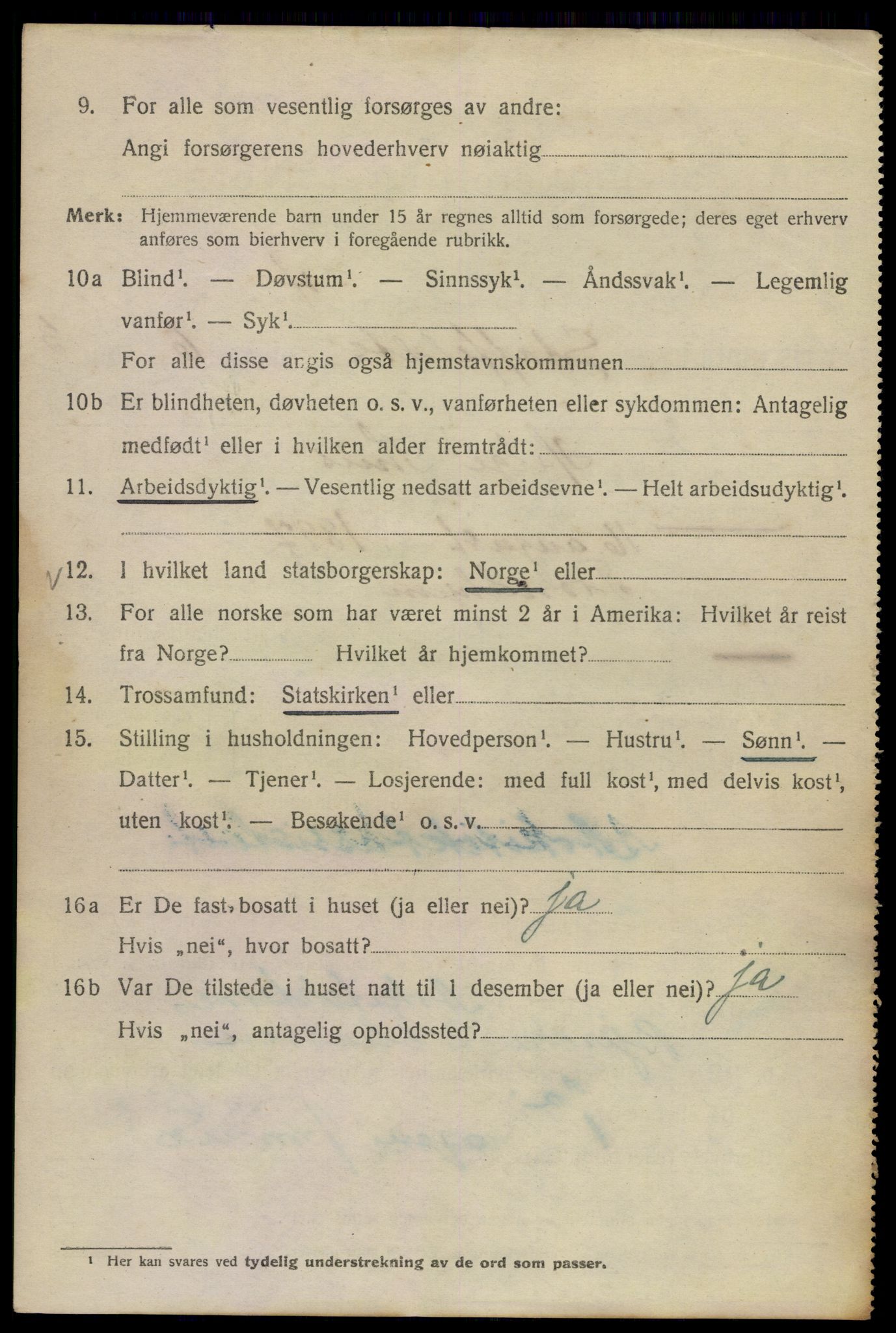 SAO, 1920 census for Kristiania, 1920, p. 536194