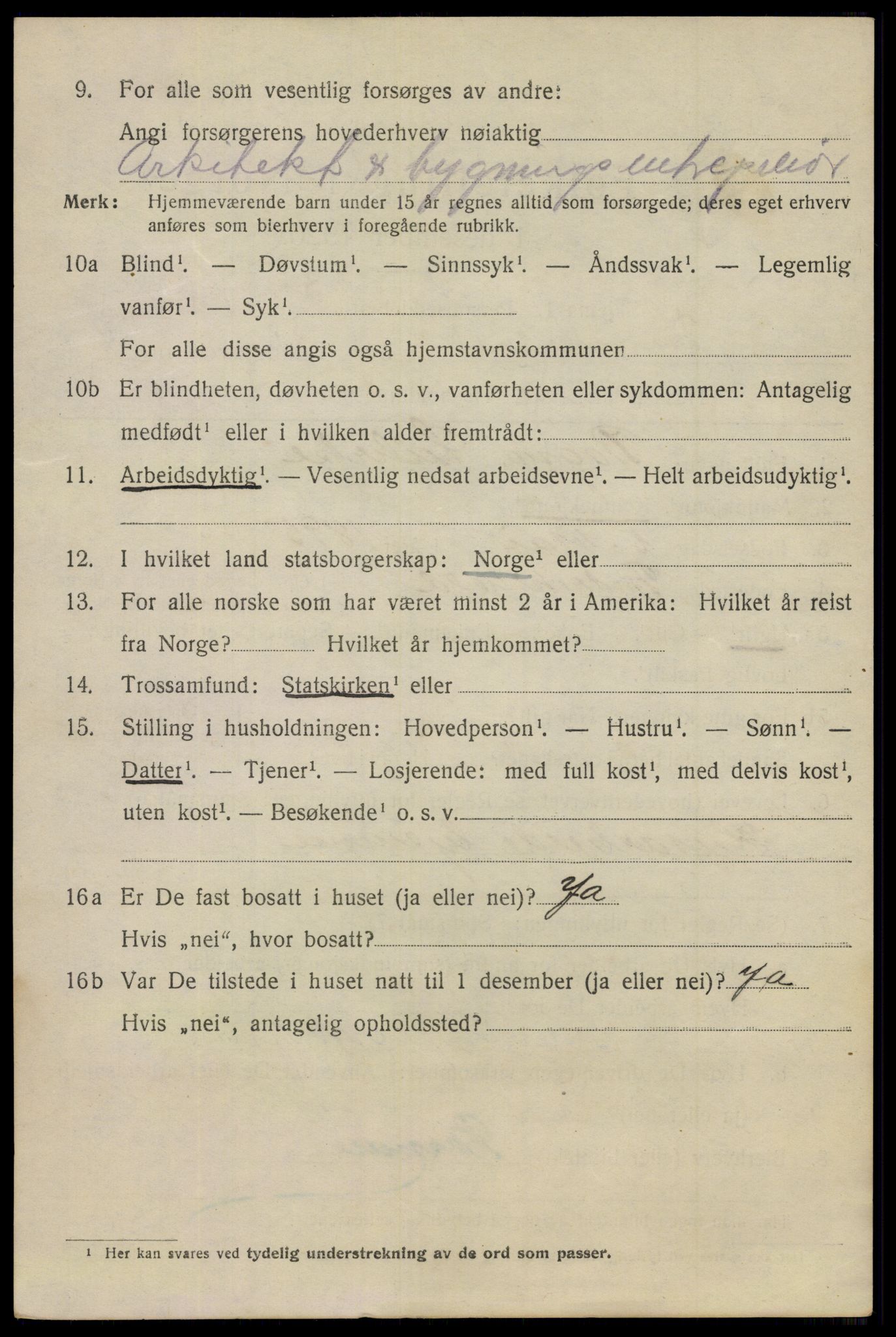 SAO, 1920 census for Fredrikshald, 1920, p. 15712