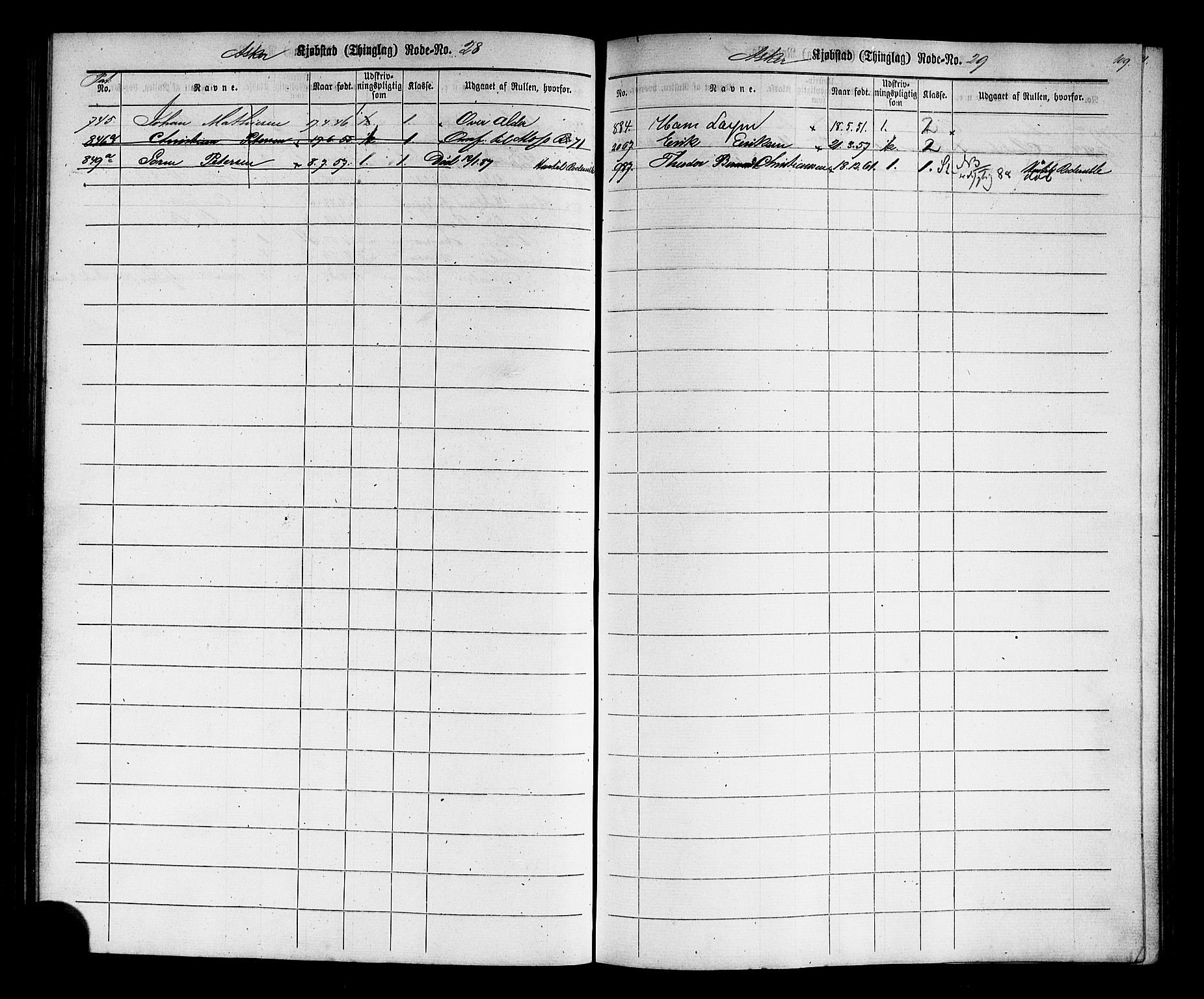 Oslo mønstringskontor, AV/SAO-A-10569g/F/Fc/Fcc/L0001: Utskrivningsregisterrulle, 1860, p. 112