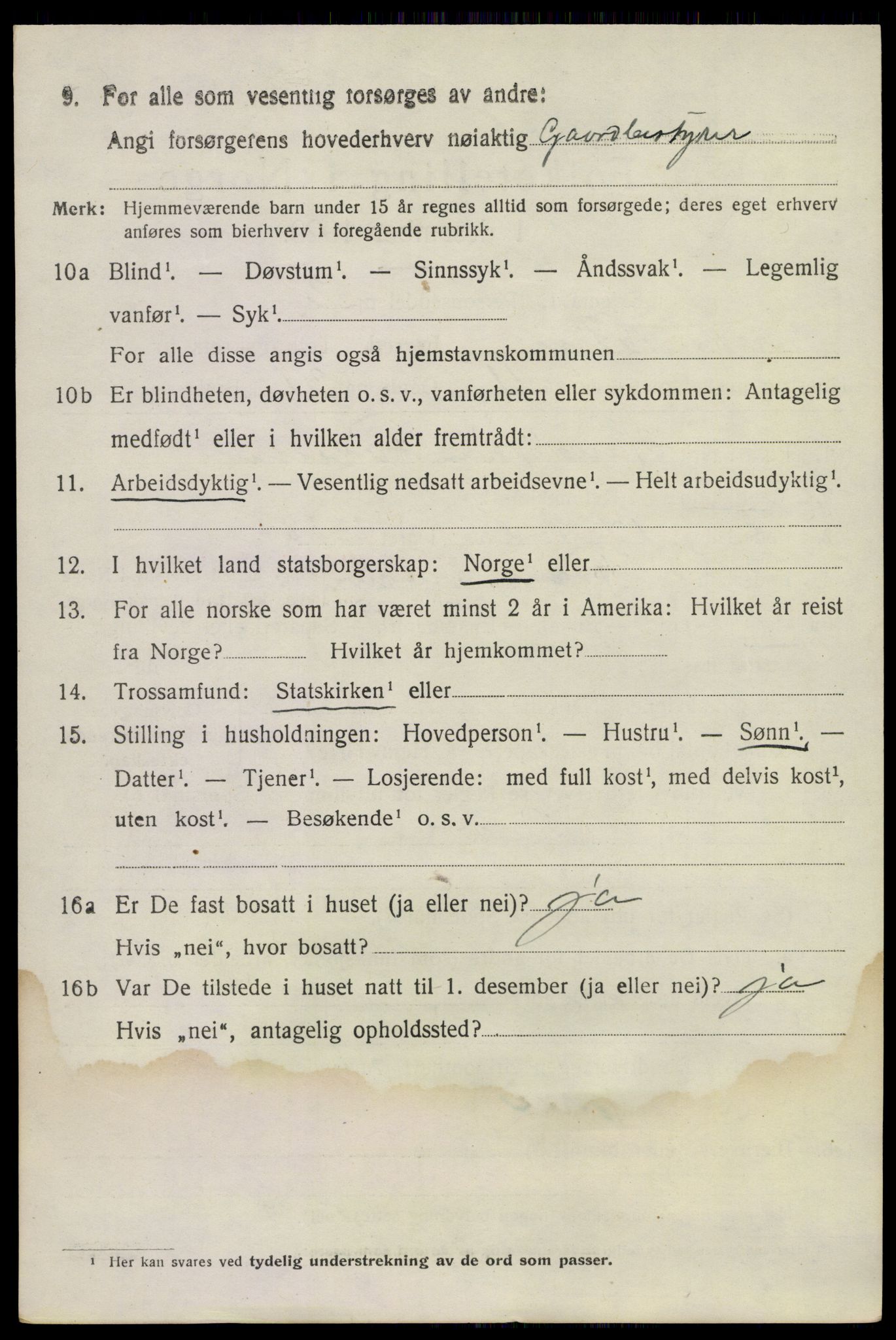 SAKO, 1920 census for Nøtterøy, 1920, p. 9438