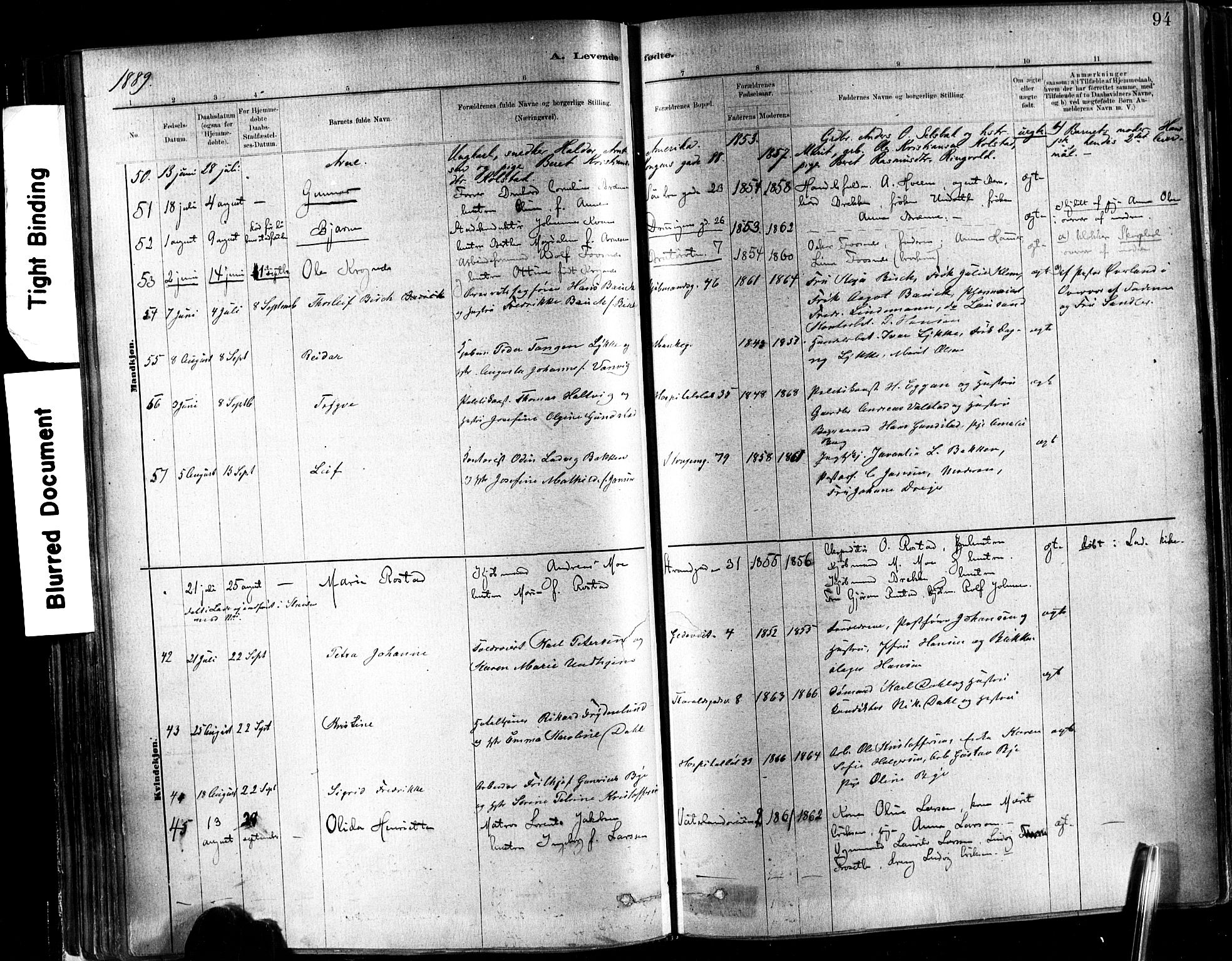 Ministerialprotokoller, klokkerbøker og fødselsregistre - Sør-Trøndelag, SAT/A-1456/602/L0119: Parish register (official) no. 602A17, 1880-1901, p. 94