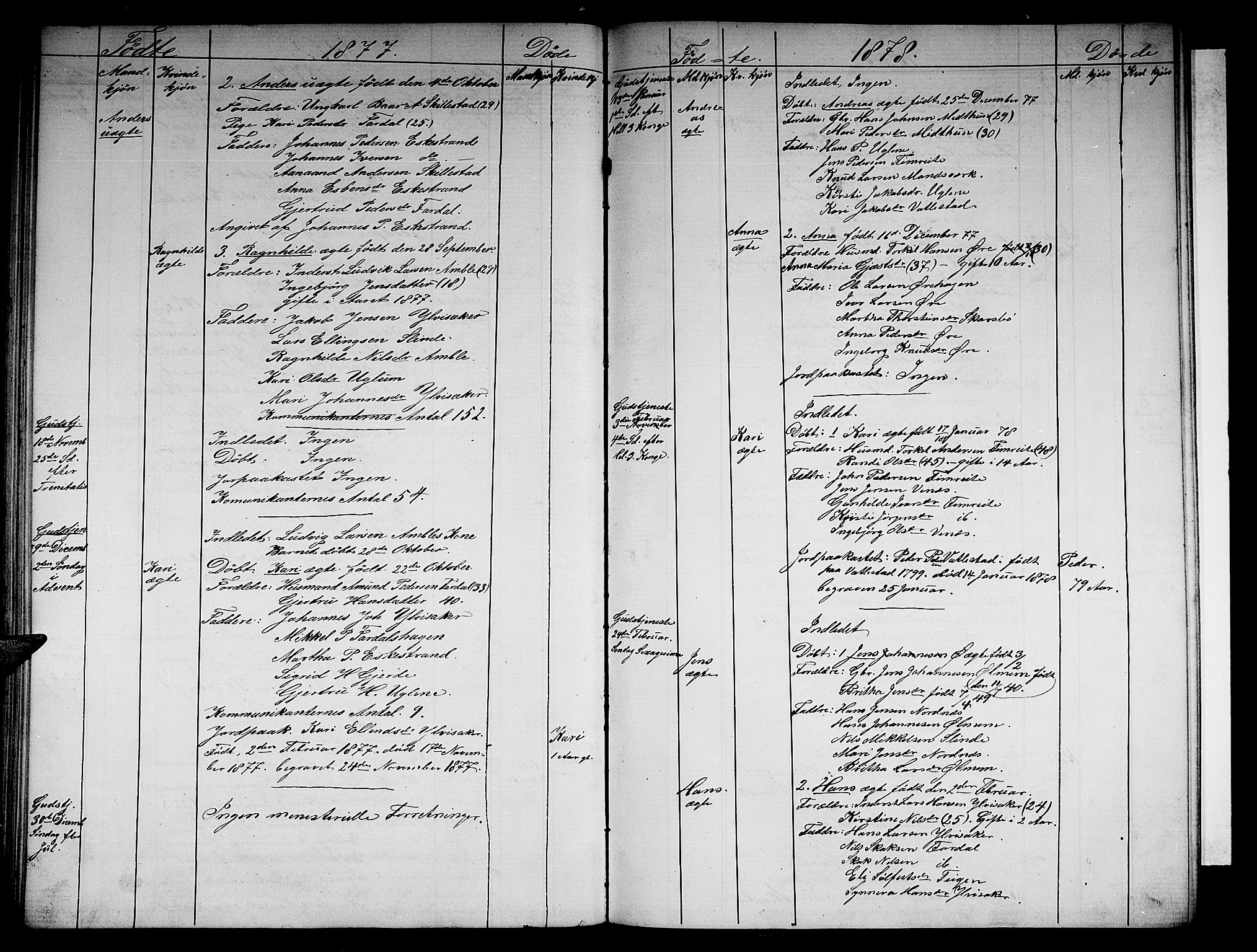 Sogndal sokneprestembete, SAB/A-81301/H/Hab/Habc/L0001: Parish register (copy) no. C 1, 1868-1883, p. 53