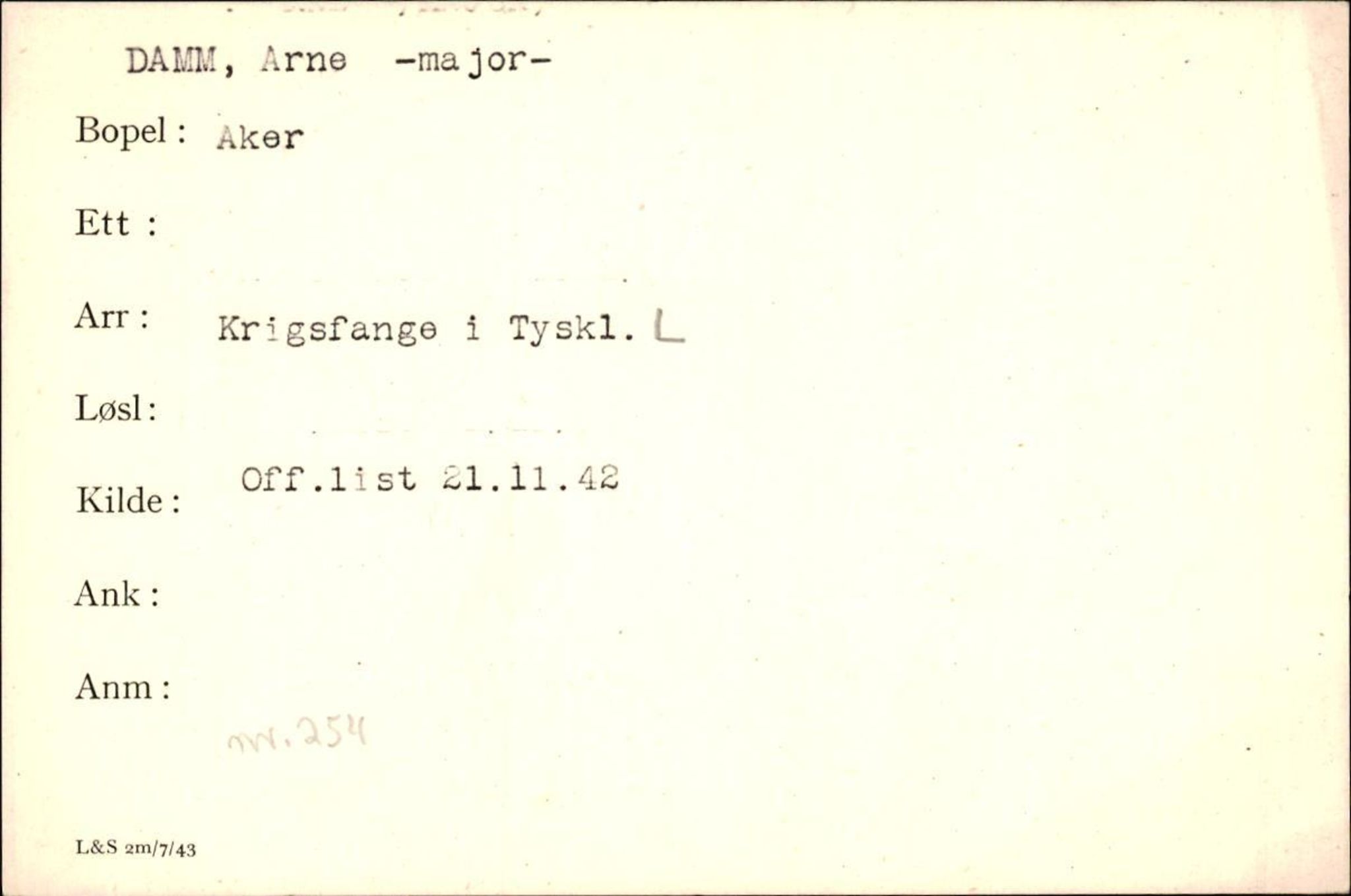 Forsvaret, Forsvarets krigshistoriske avdeling, AV/RA-RAFA-2017/Y/Yf/L0200: II-C-11-2102  -  Norske krigsfanger i Tyskland, 1940-1945, p. 182