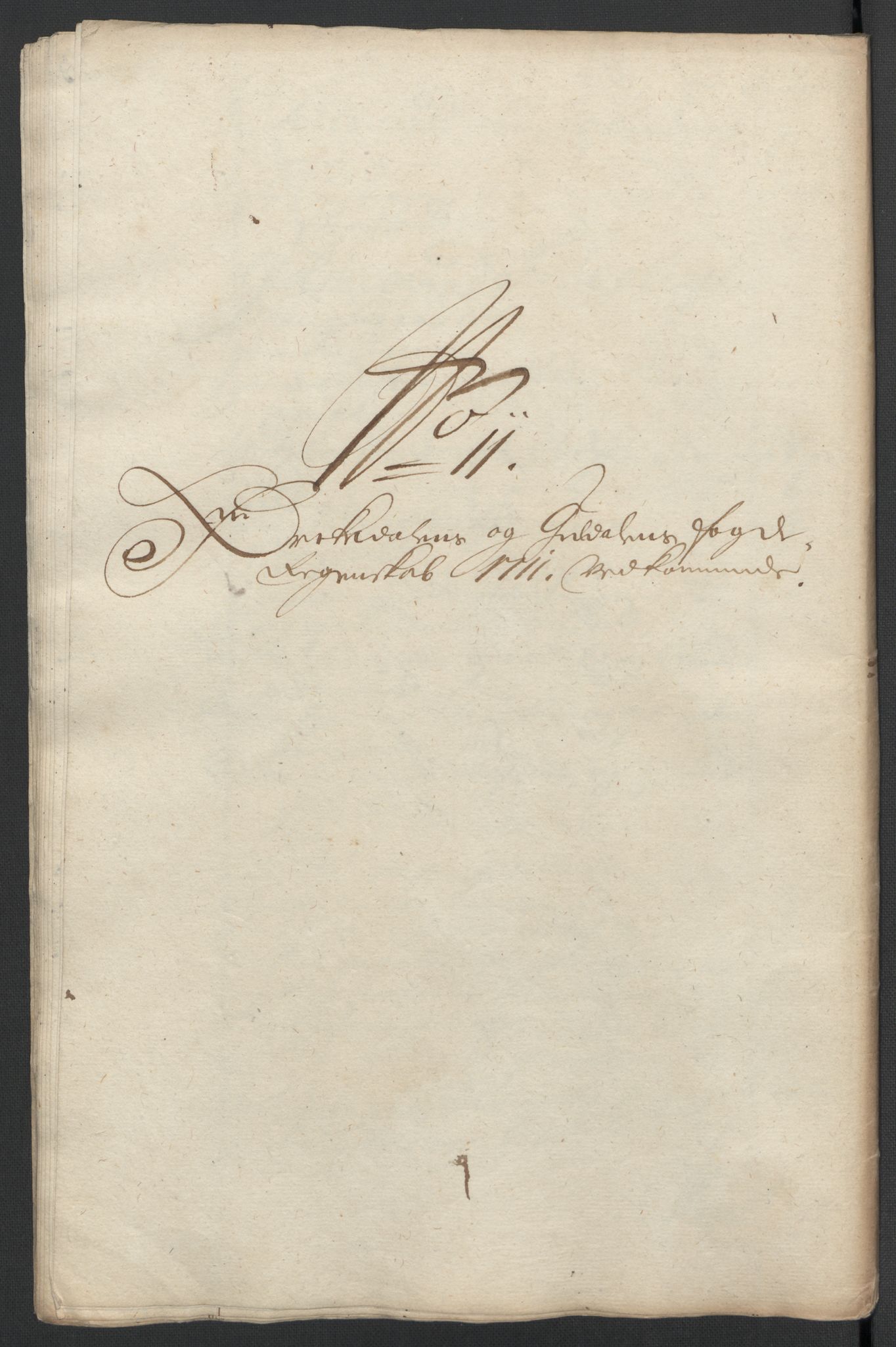 Rentekammeret inntil 1814, Reviderte regnskaper, Fogderegnskap, RA/EA-4092/R60/L3962: Fogderegnskap Orkdal og Gauldal, 1711, p. 75