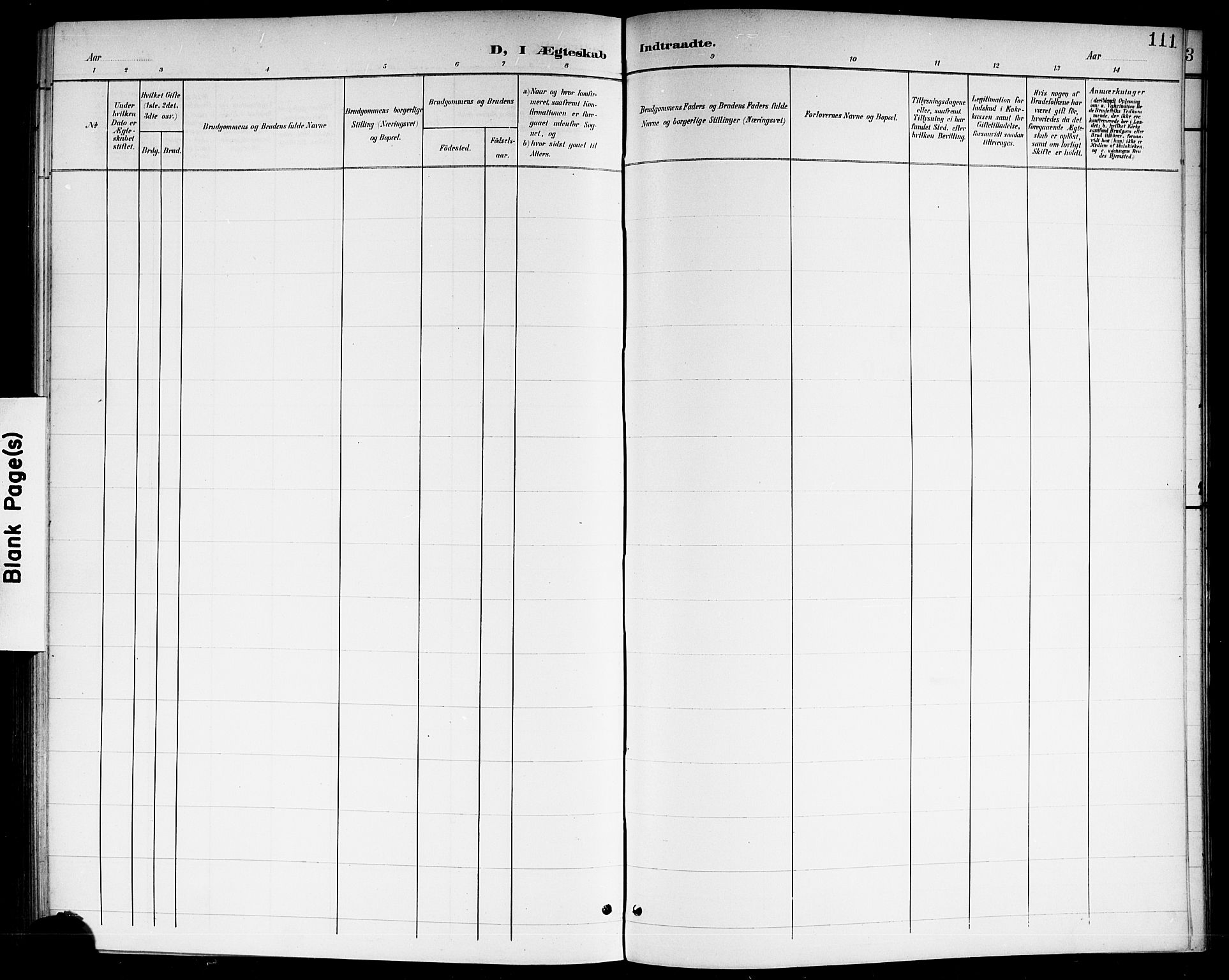 Modum kirkebøker, SAKO/A-234/G/Gc/L0001: Parish register (copy) no. III 1, 1901-1919, p. 111