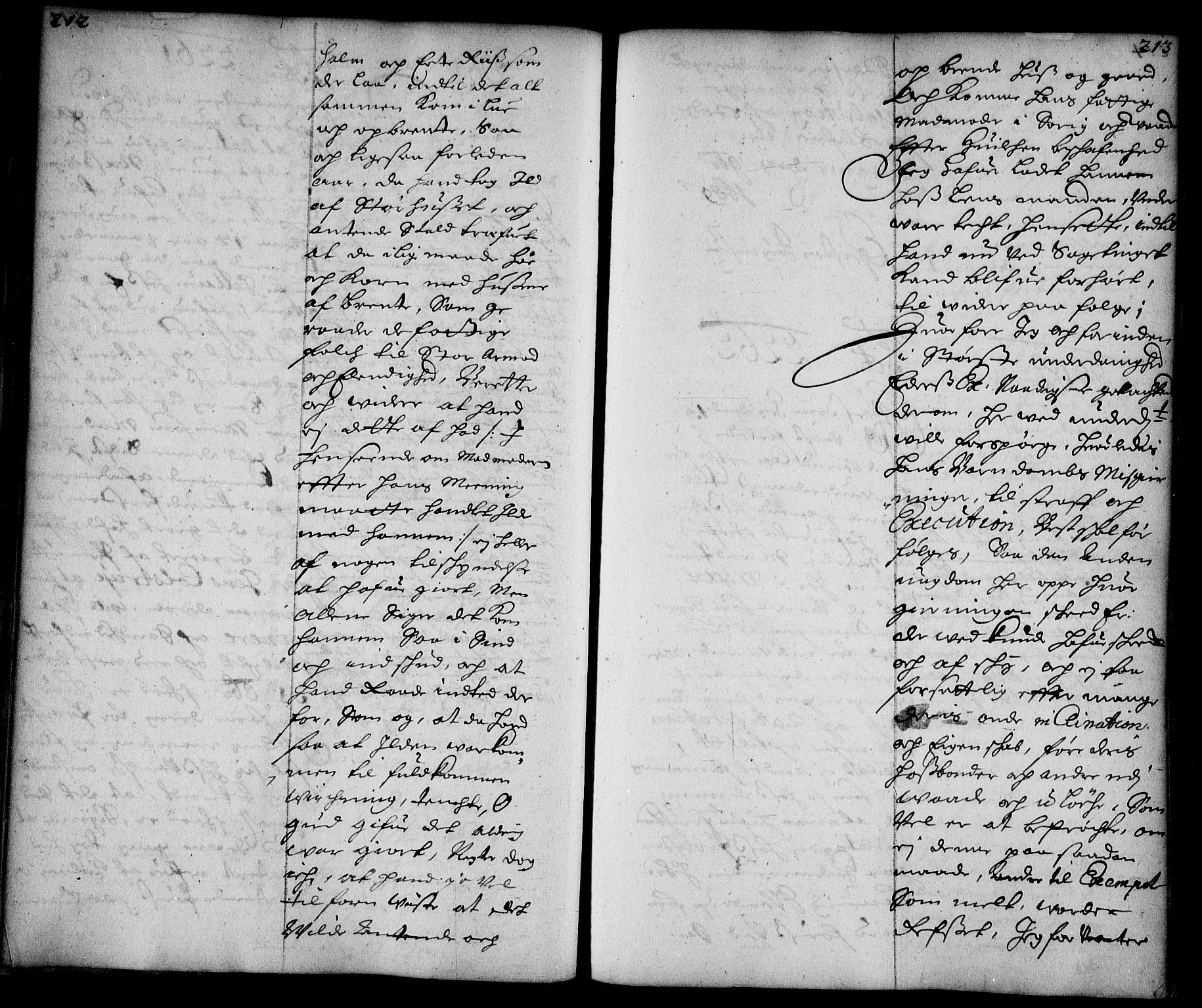 Stattholderembetet 1572-1771, AV/RA-EA-2870/Ae/L0007: Supplikasjons- og resolusjonsprotokoll, 1689-1691, p. 212-213