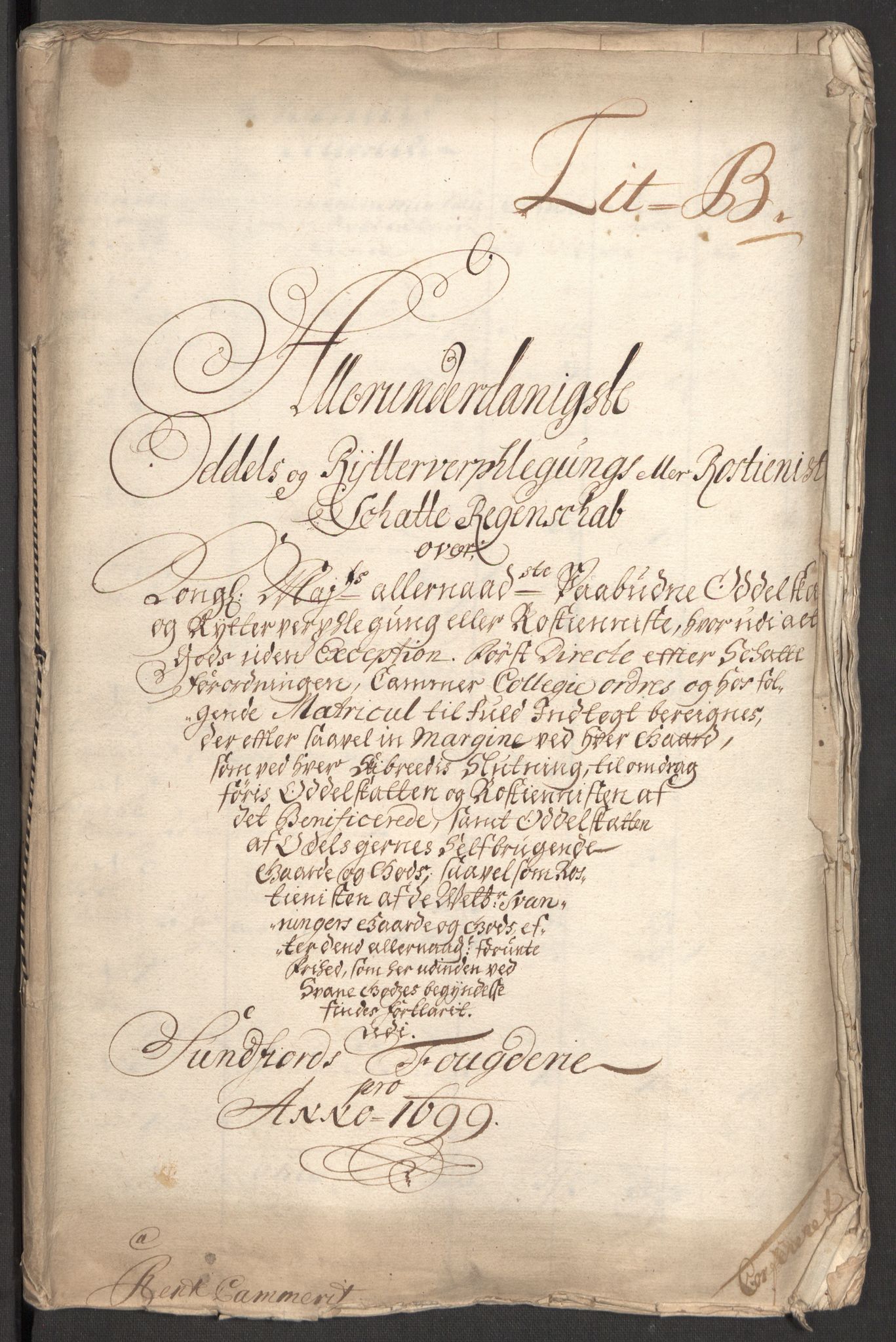 Rentekammeret inntil 1814, Reviderte regnskaper, Fogderegnskap, RA/EA-4092/R53/L3424: Fogderegnskap Sunn- og Nordfjord, 1699, p. 68