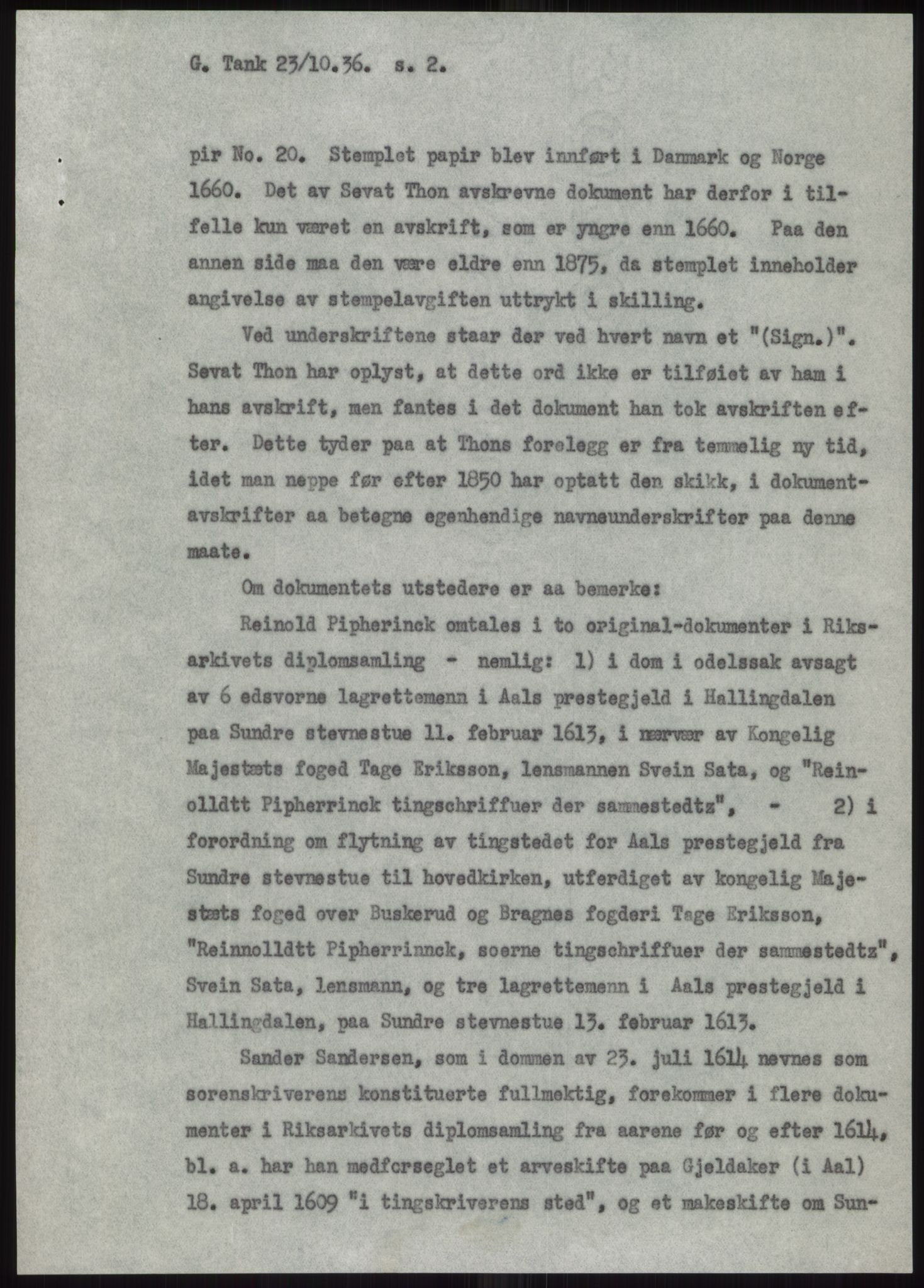 Samlinger til kildeutgivelse, Diplomavskriftsamlingen, AV/RA-EA-4053/H/Ha, p. 375