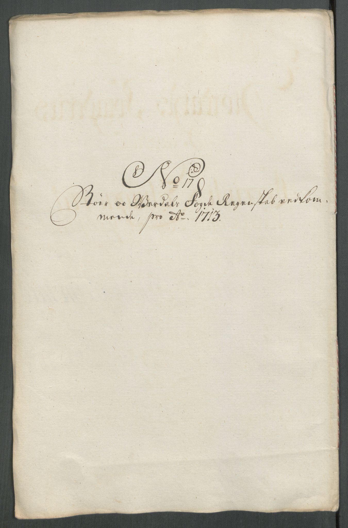 Rentekammeret inntil 1814, Reviderte regnskaper, Fogderegnskap, RA/EA-4092/R62/L4203: Fogderegnskap Stjørdal og Verdal, 1713, p. 203