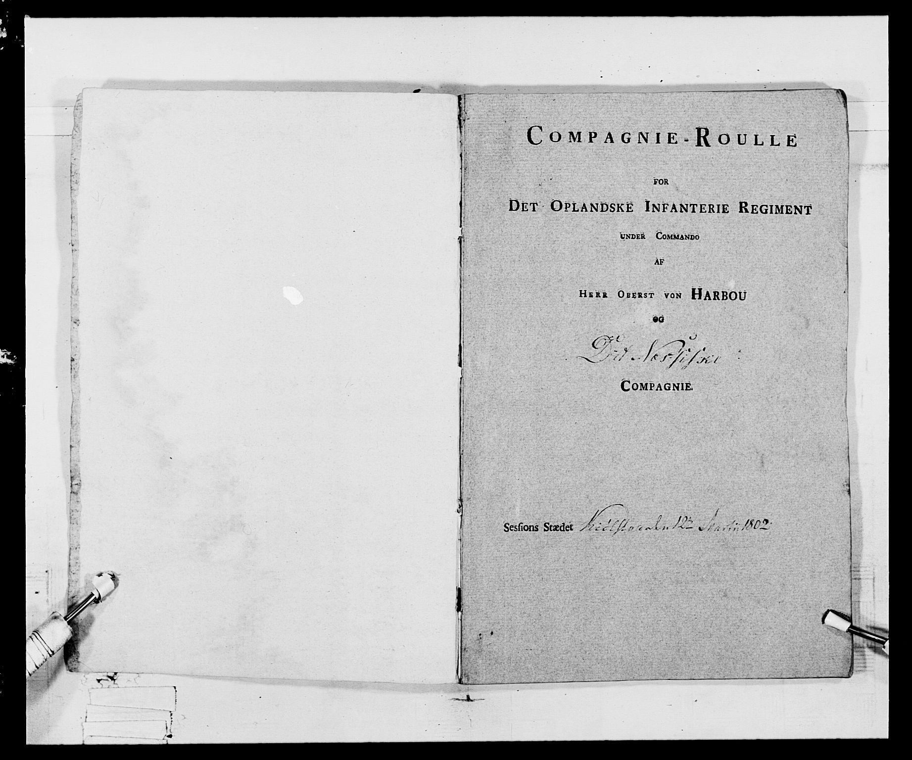 Generalitets- og kommissariatskollegiet, Det kongelige norske kommissariatskollegium, AV/RA-EA-5420/E/Eh/L0068: Opplandske nasjonale infanteriregiment, 1802-1805, p. 208