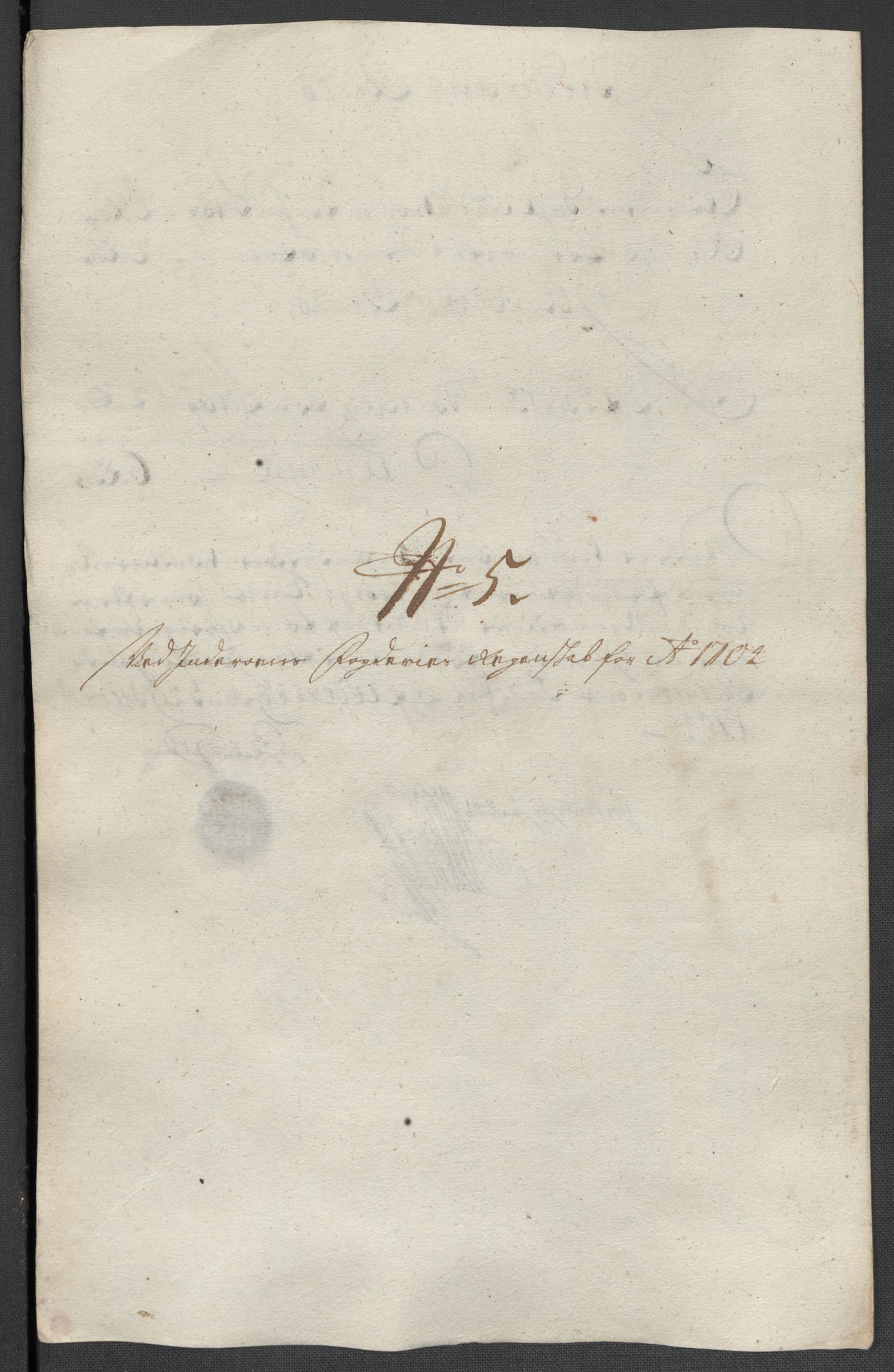 Rentekammeret inntil 1814, Reviderte regnskaper, Fogderegnskap, RA/EA-4092/R63/L4313: Fogderegnskap Inderøy, 1703-1704, p. 478