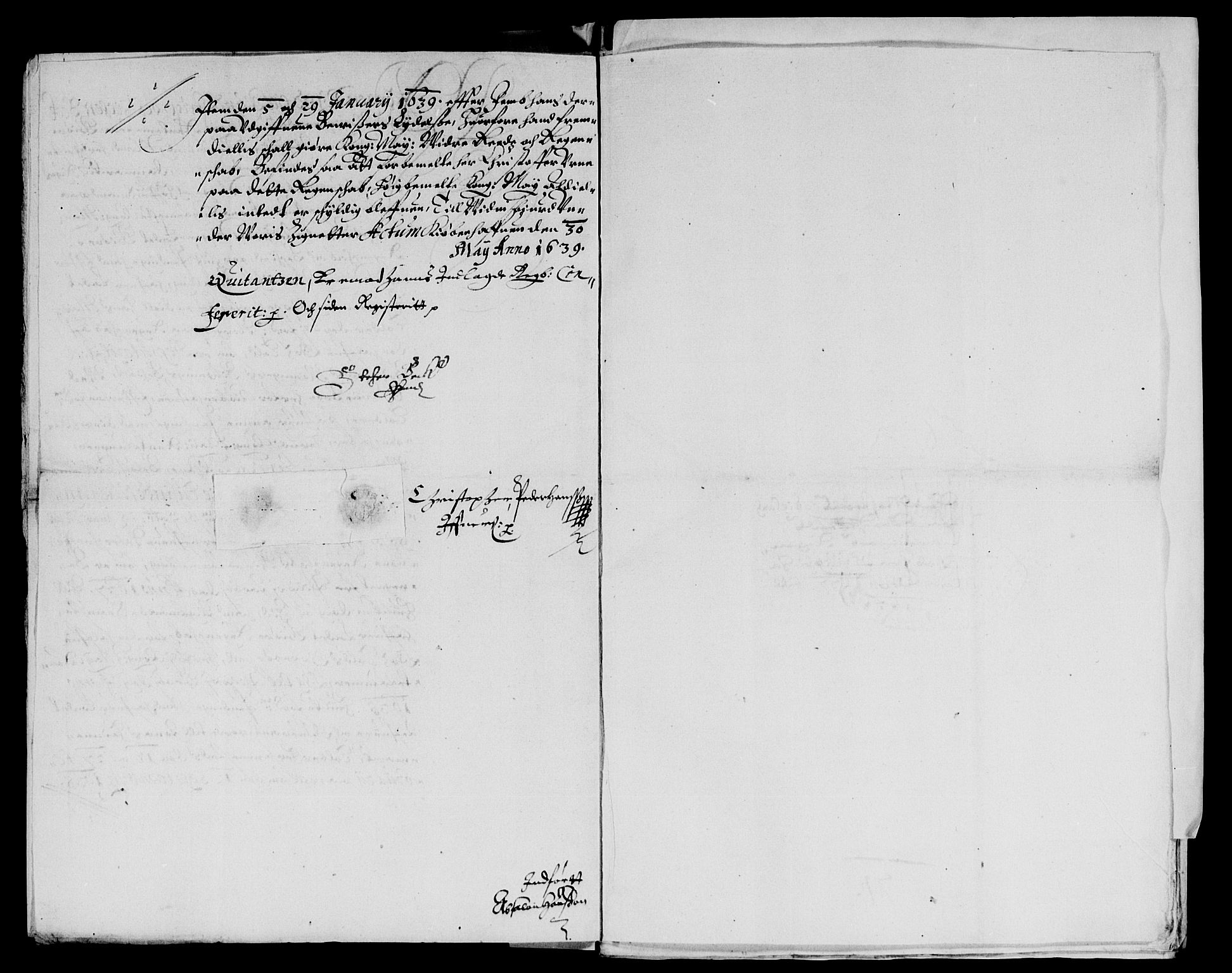 Rentekammeret inntil 1814, Reviderte regnskaper, Lensregnskaper, AV/RA-EA-5023/R/Rb/Rba/L0164: Akershus len, 1629-1643