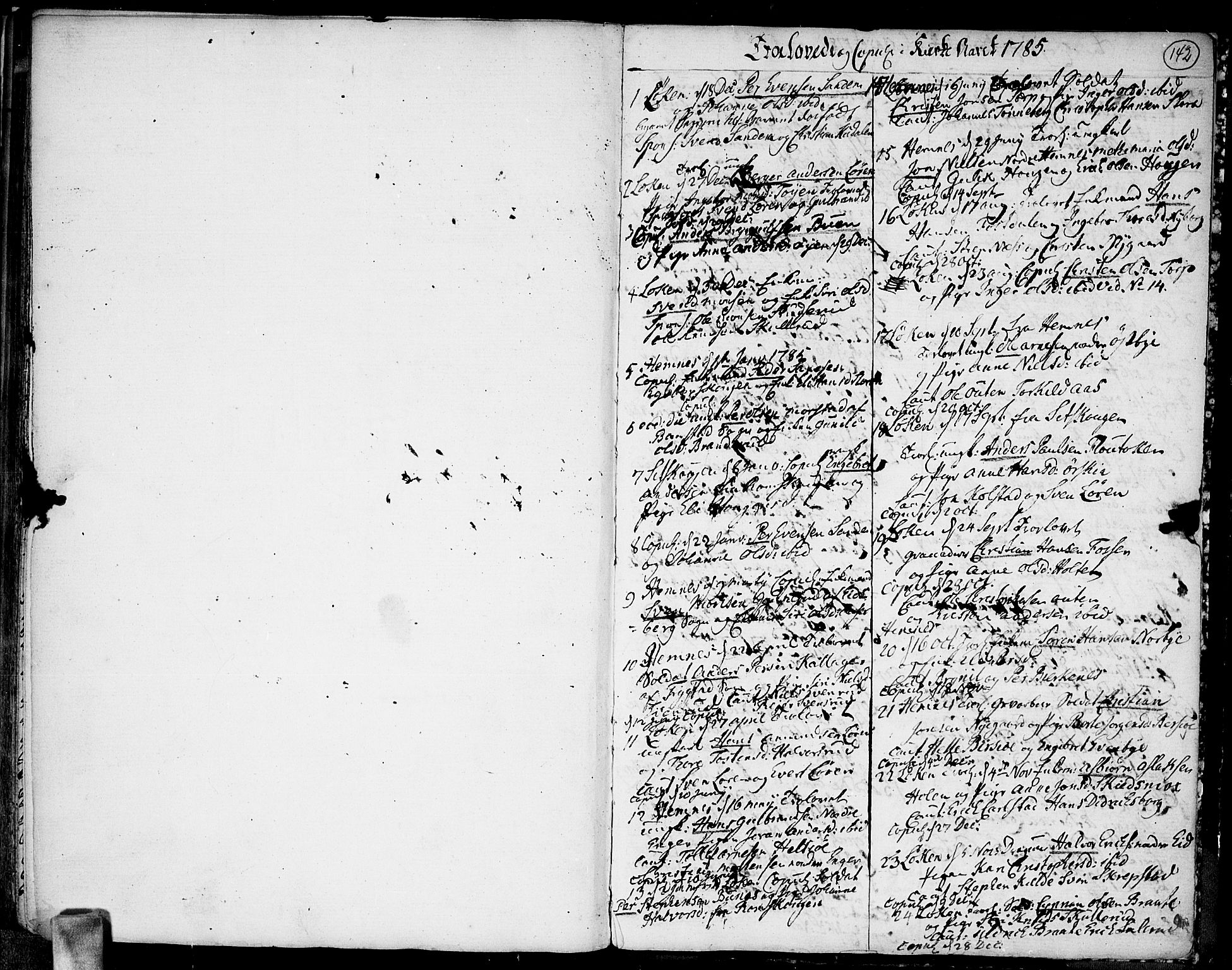 Høland prestekontor Kirkebøker, SAO/A-10346a/F/Fa/L0005: Parish register (official) no. I 5, 1780-1793, p. 142