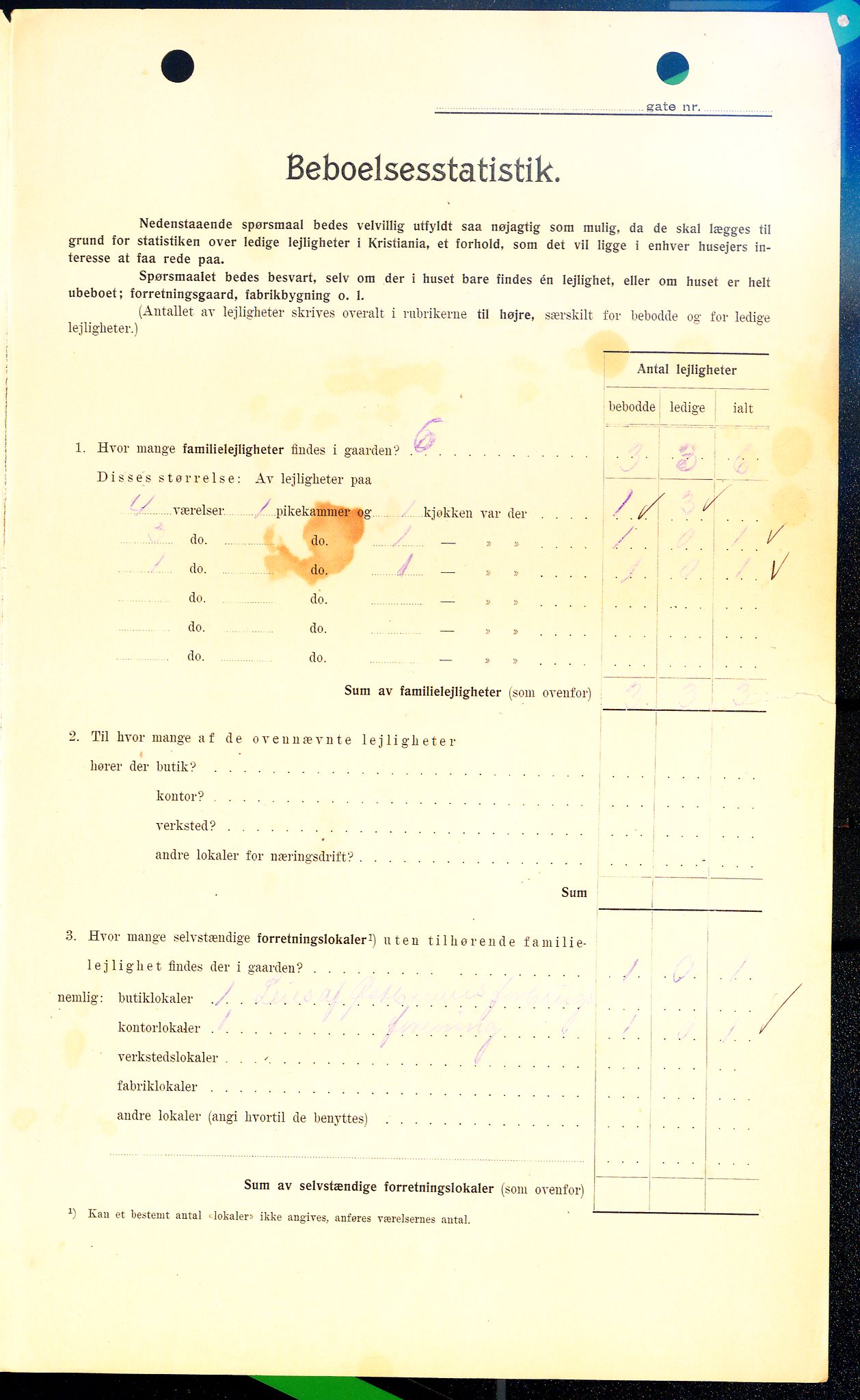 OBA, Municipal Census 1909 for Kristiania, 1909, p. 4802