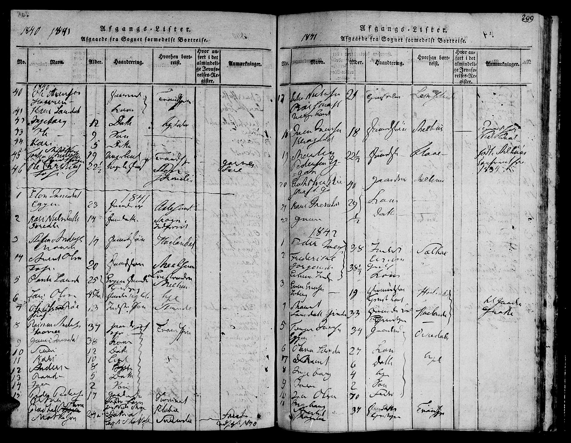 Ministerialprotokoller, klokkerbøker og fødselsregistre - Sør-Trøndelag, SAT/A-1456/692/L1102: Parish register (official) no. 692A02, 1816-1842, p. 299