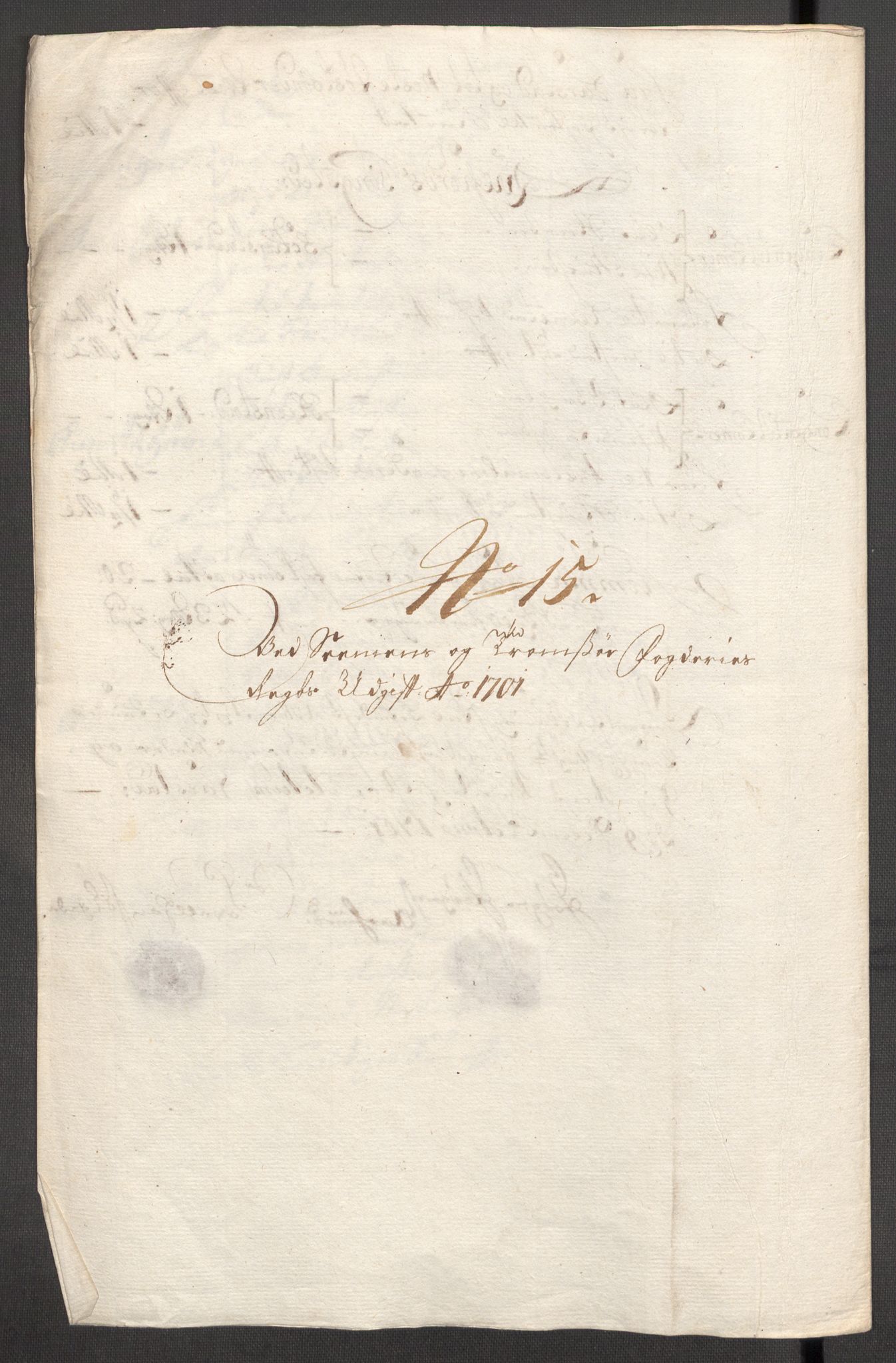 Rentekammeret inntil 1814, Reviderte regnskaper, Fogderegnskap, AV/RA-EA-4092/R68/L4755: Fogderegnskap Senja og Troms, 1700-1704, p. 192