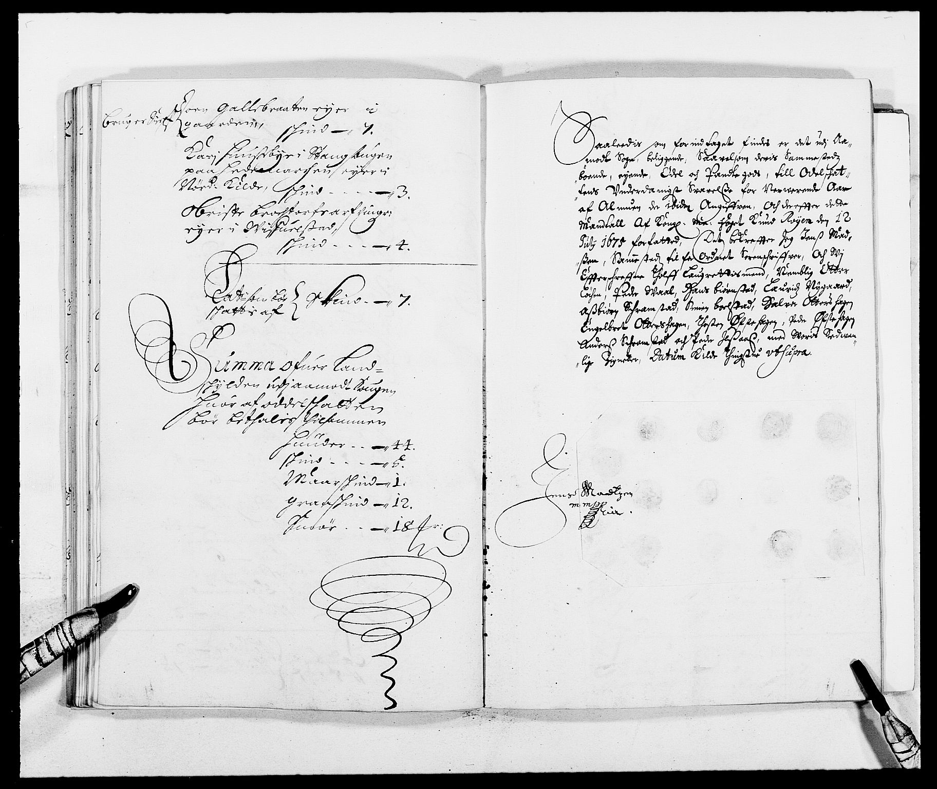 Rentekammeret inntil 1814, Reviderte regnskaper, Fogderegnskap, RA/EA-4092/R13/L0809: Fogderegnskap Solør, Odal og Østerdal, 1675, p. 185