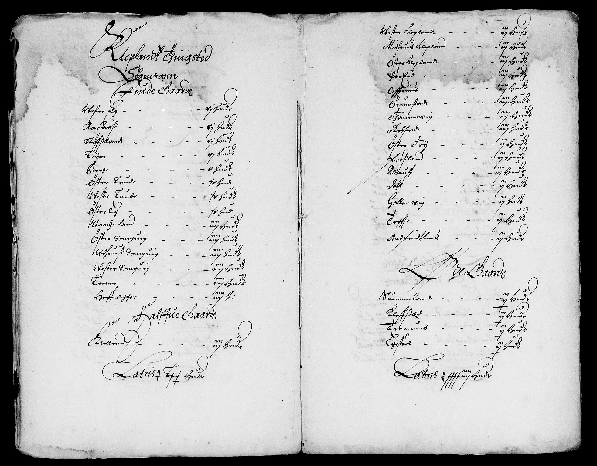 Rentekammeret inntil 1814, Reviderte regnskaper, Lensregnskaper, AV/RA-EA-5023/R/Rb/Rbq/L0053: Nedenes len. Mandals len. Råbyggelag. Laksefisket i Mandals len., 1629-1663